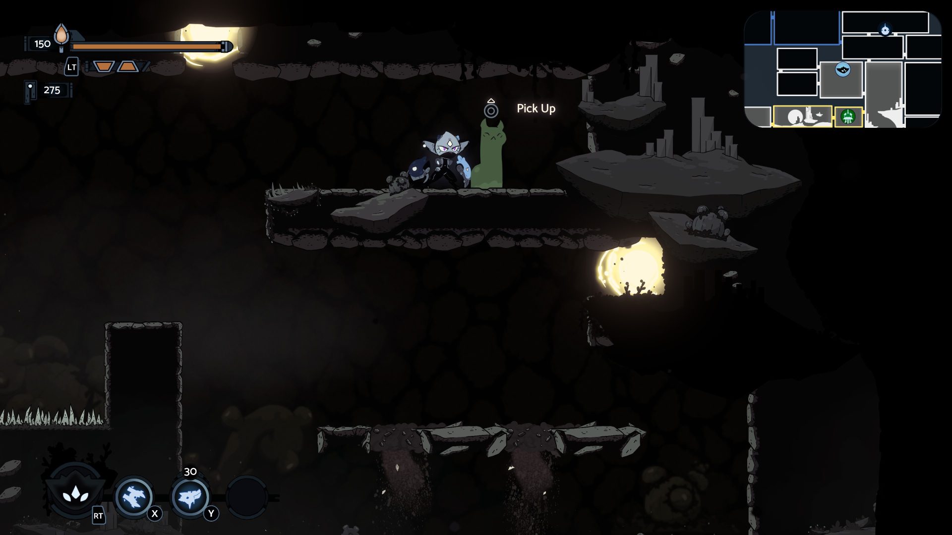 Finding these snailcat hybrids all across the map is just one of many side activities you can find in Biomorph