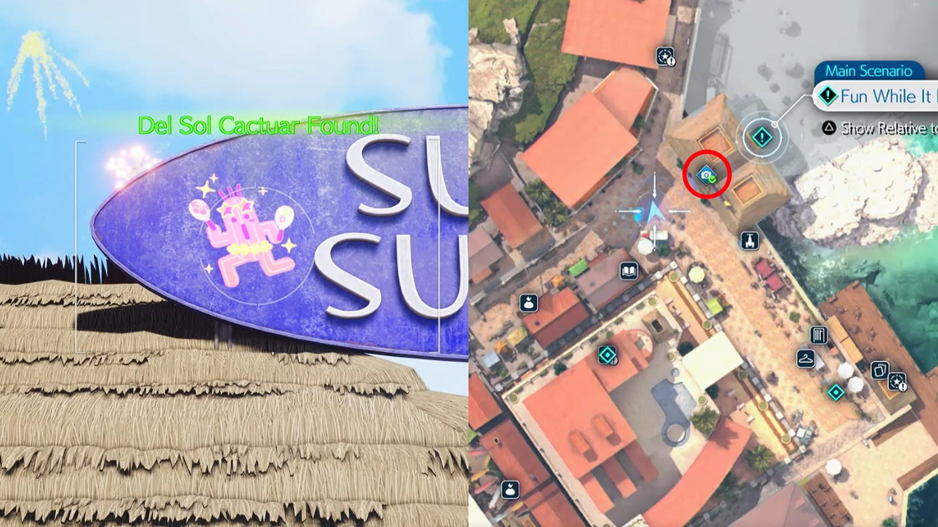 Final Fantasy 7 Rebirth Cactuars Location 1