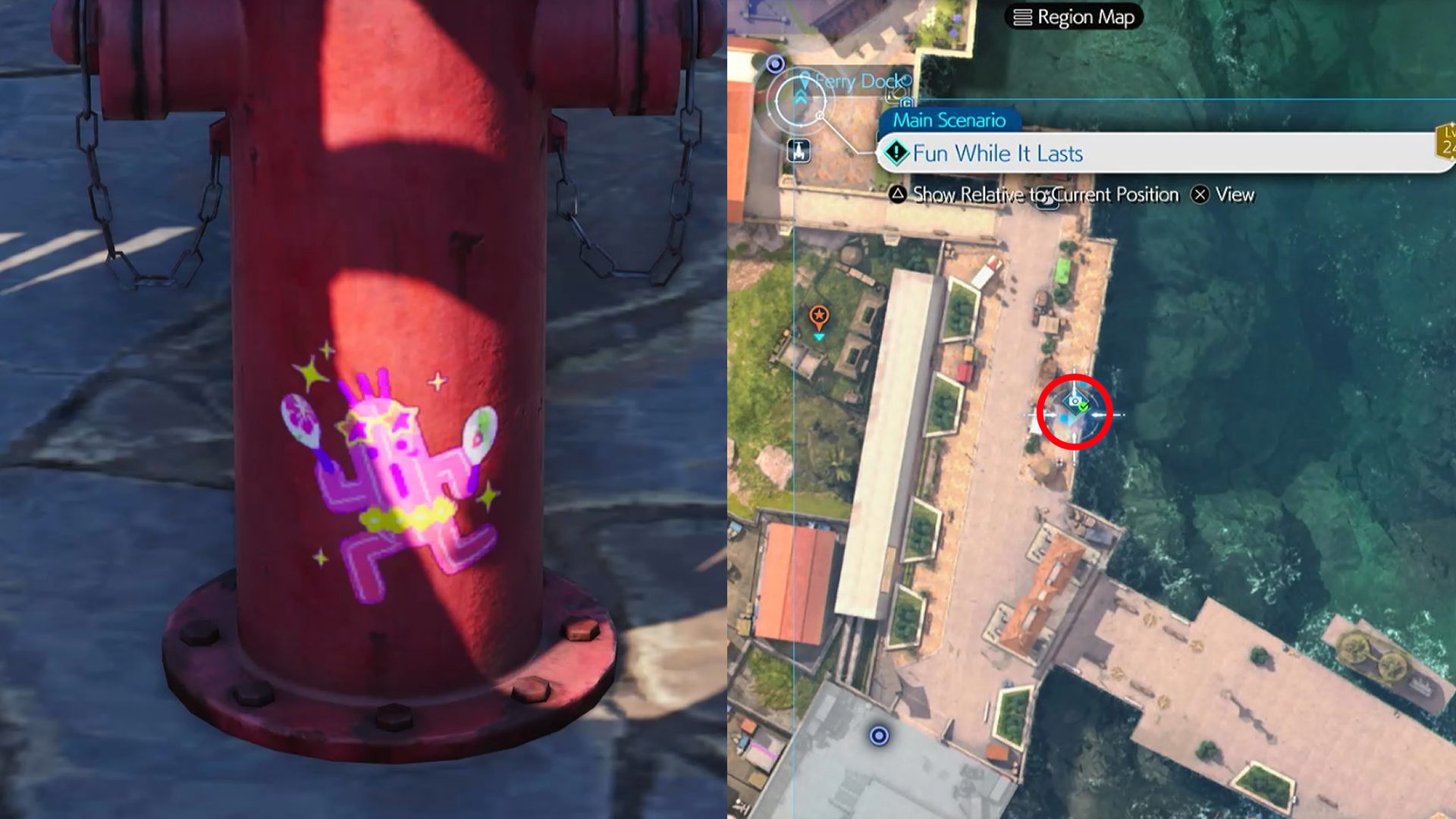 Final Fantasy 7 Rebirth Cactuars Location 3