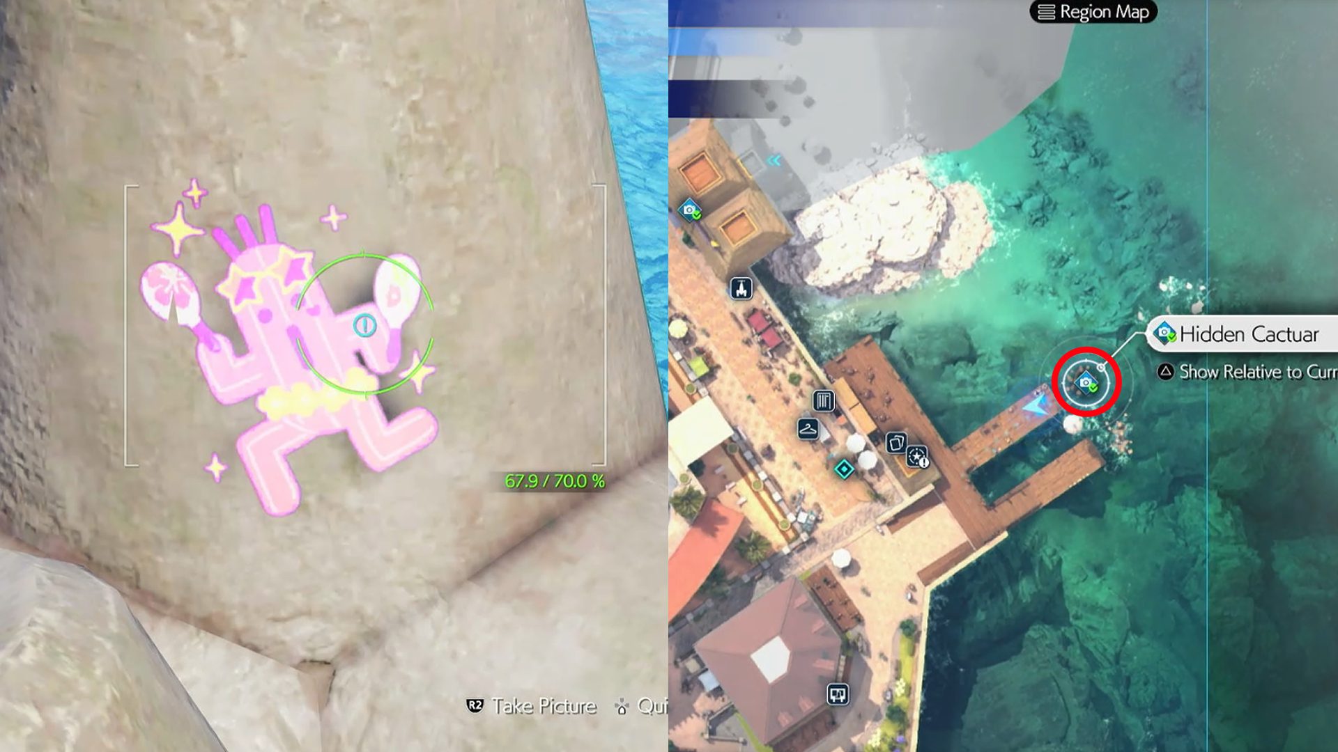 Final Fantasy 7 Rebirth Cactuars Location 4