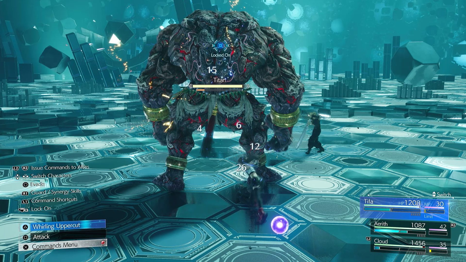 Final Fantasy 7 Rebirth Titan Boss Fight