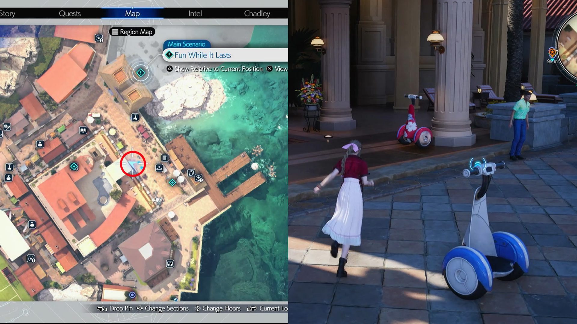 Final Fantasy 7 Rebirth Wheelie Location 1