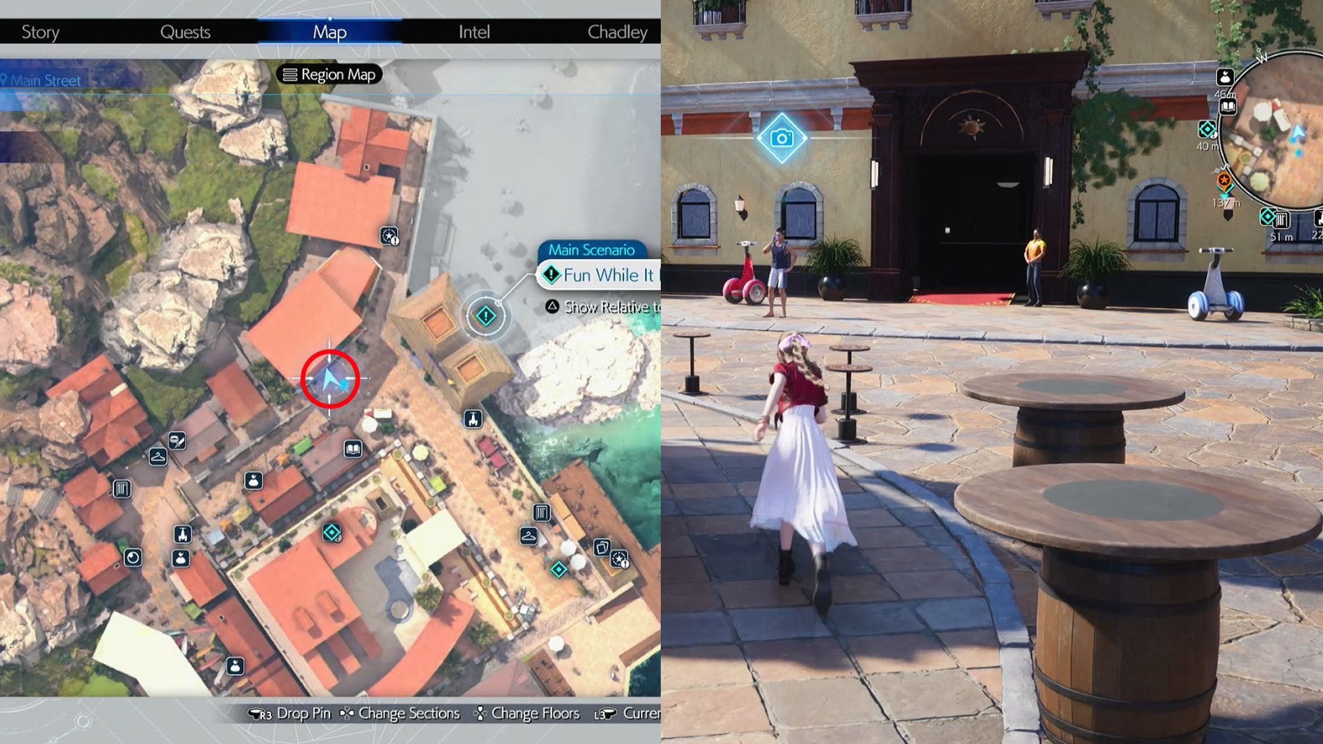 Final Fantasy 7 Rebirth Wheelie Location 2
