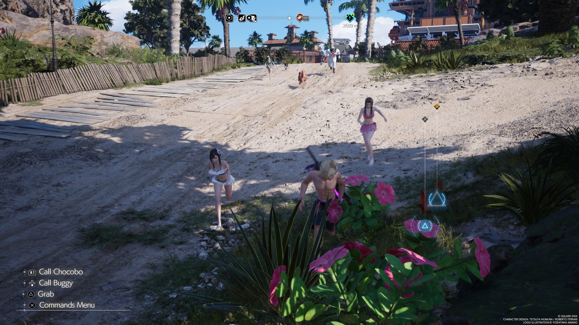 While you can control only three characters in a battle, all seven help out in standard fights.