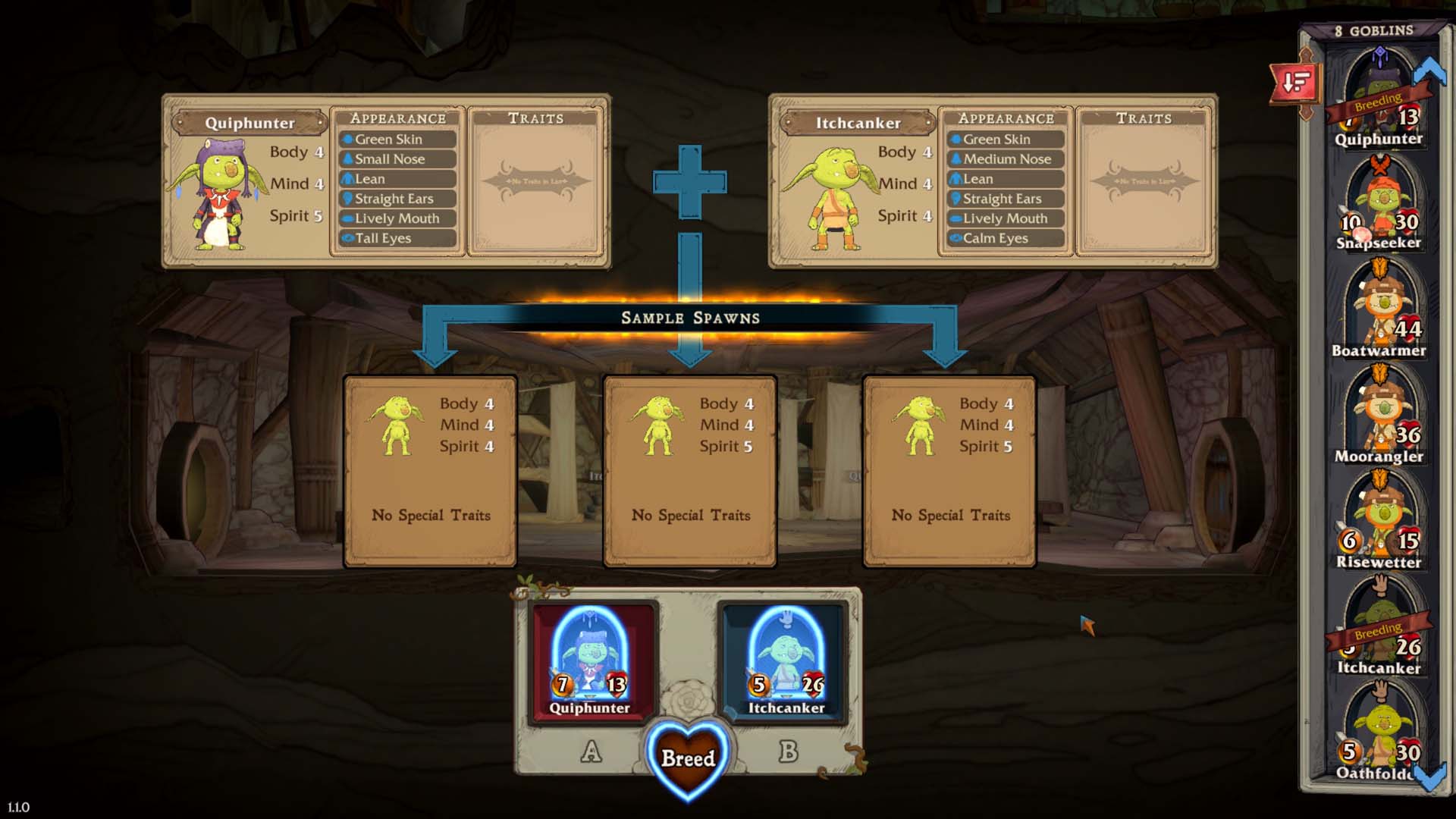 Goblin Stone Review Breeding Stats