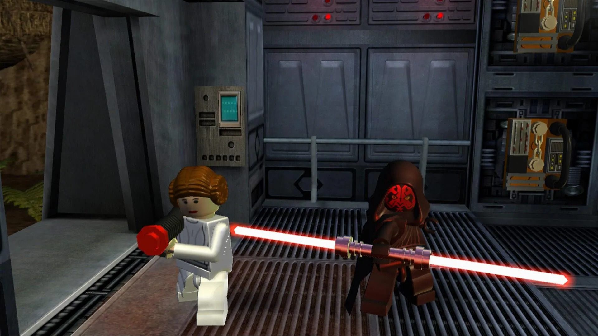 Complete Saga screenshot of Leia and Darth Maul