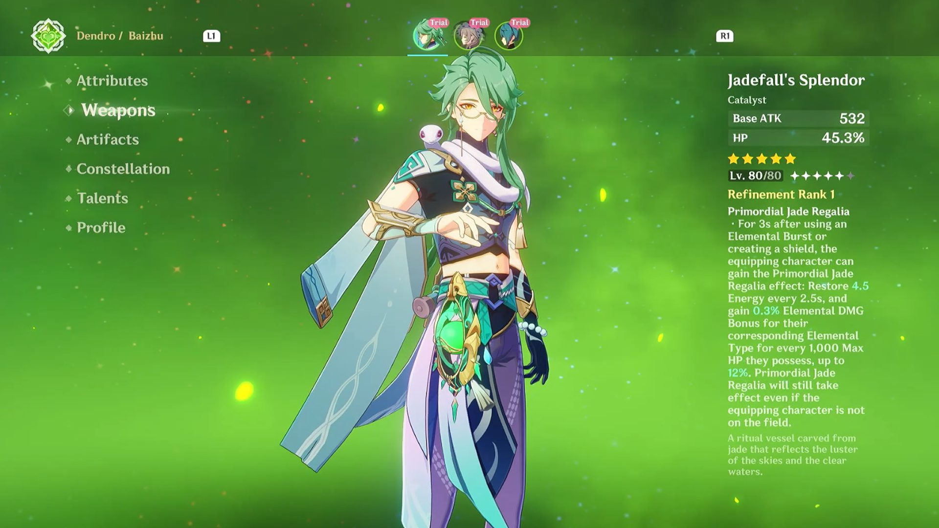 Genshin Impact Baizhu Build Genshin Impact Baizhu Build