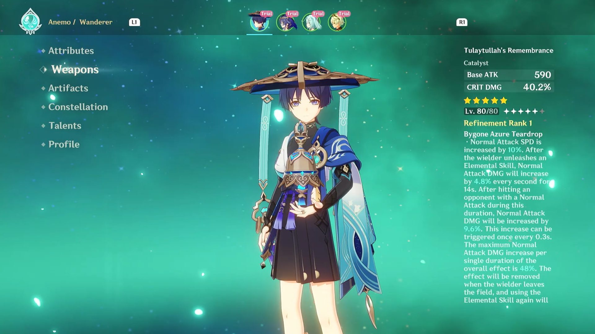 Genshin Impact Wanderer Build Genshin Impact Wanderer Build