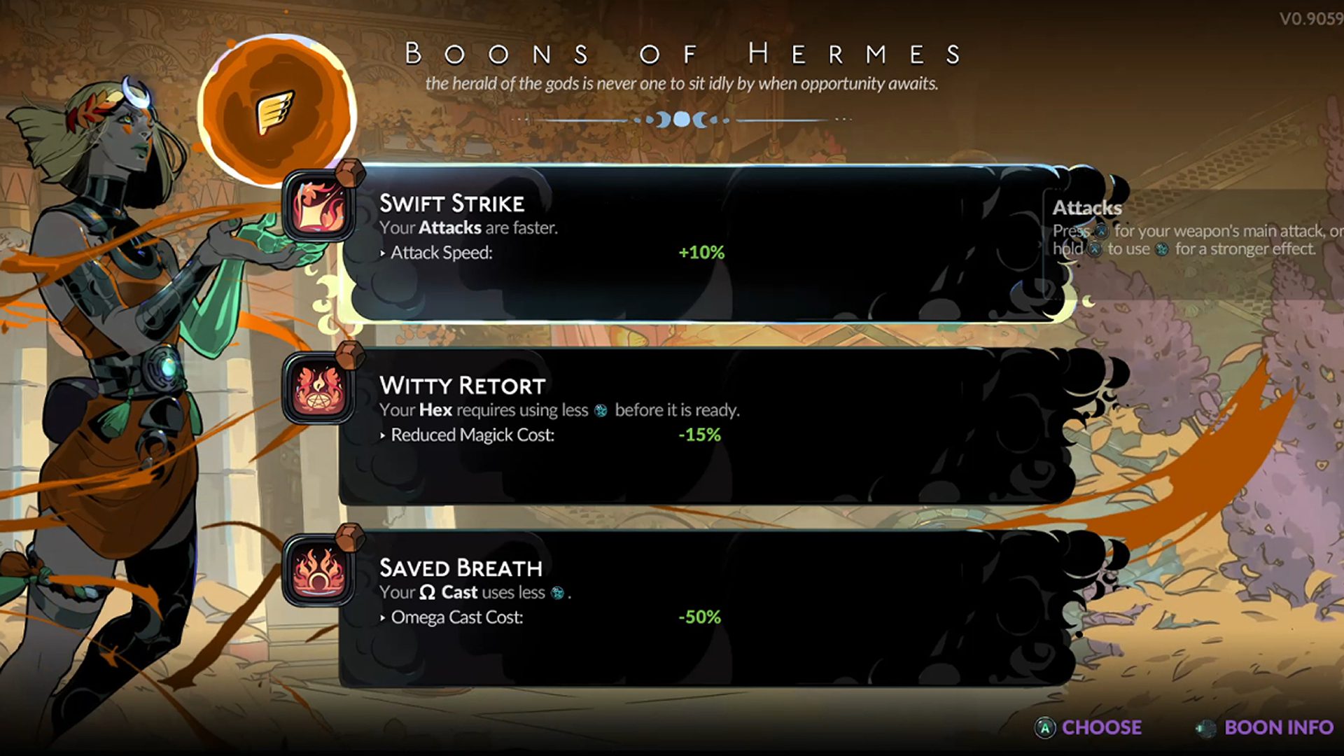 Hades 2 Hermes Boons