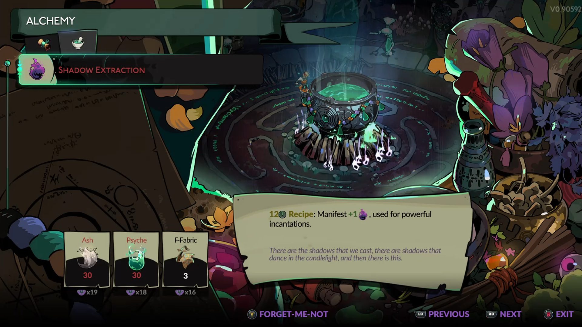 Hades 2 Shadow Recipe