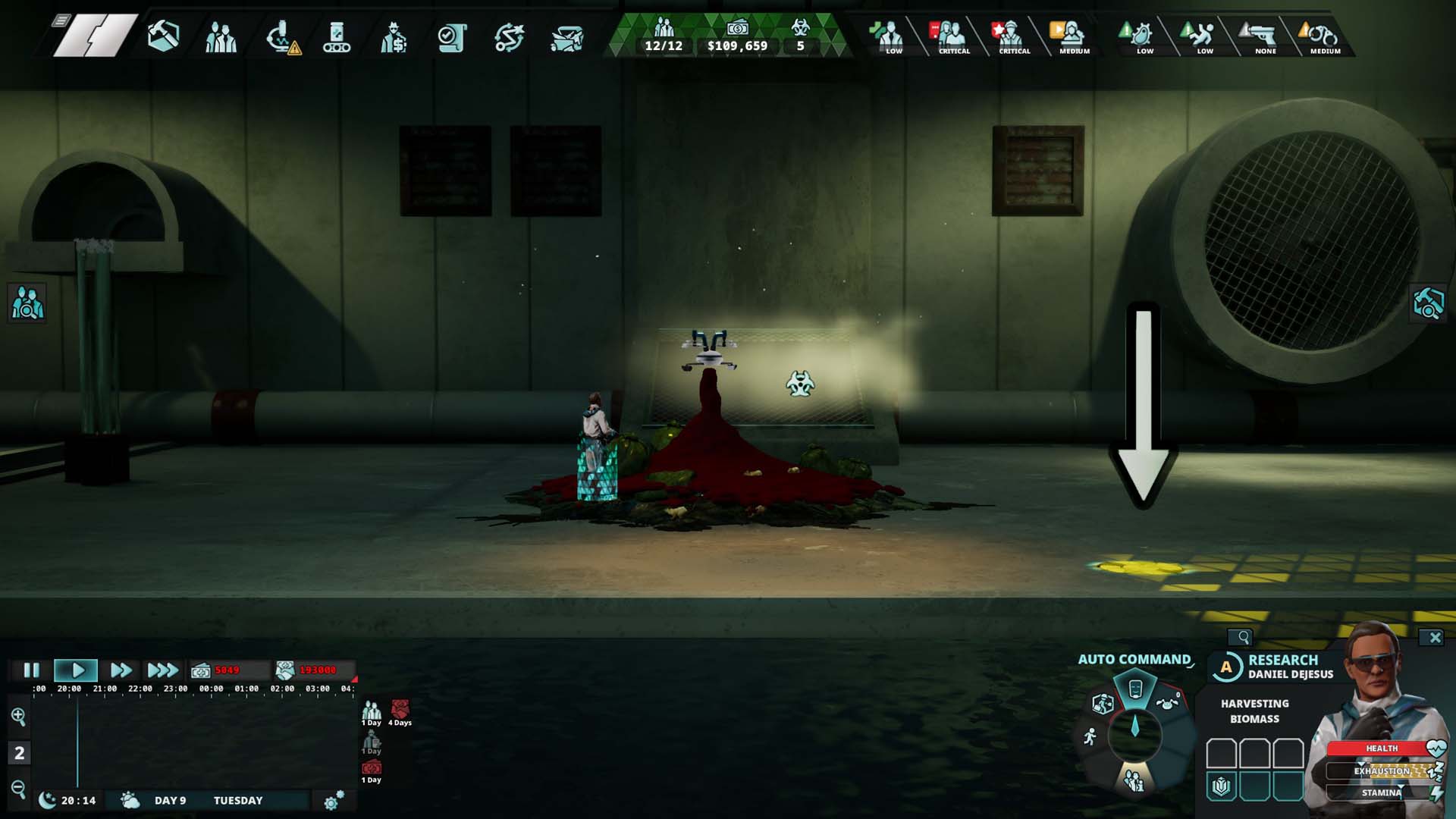 Undead Inc Harvesting Biomass
