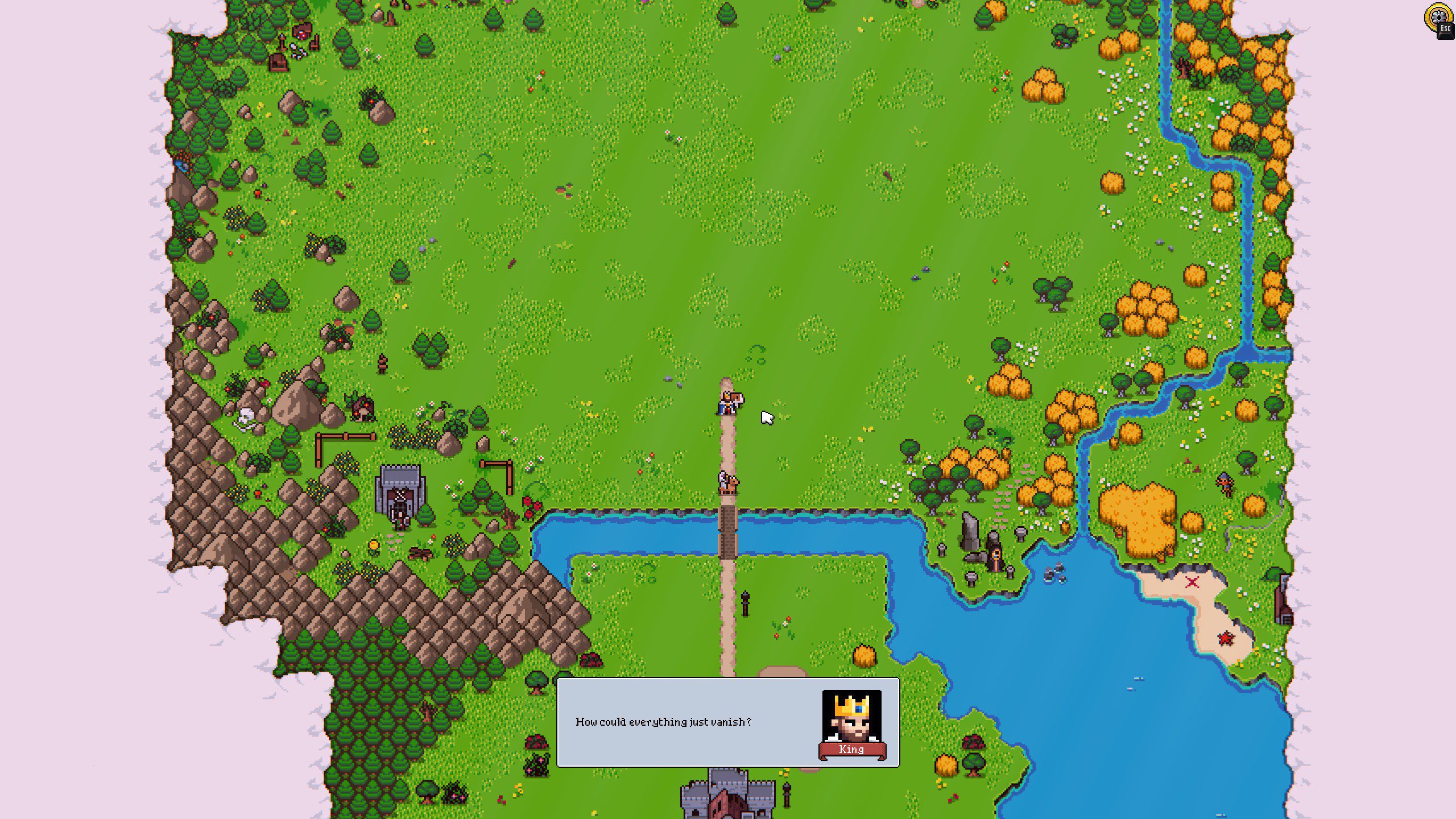 Super Fantasy Kingdom Screenshot 01 Super Fantasy Kingdom, the empty green field that used to be our kingdom before we expand and rebuild.
