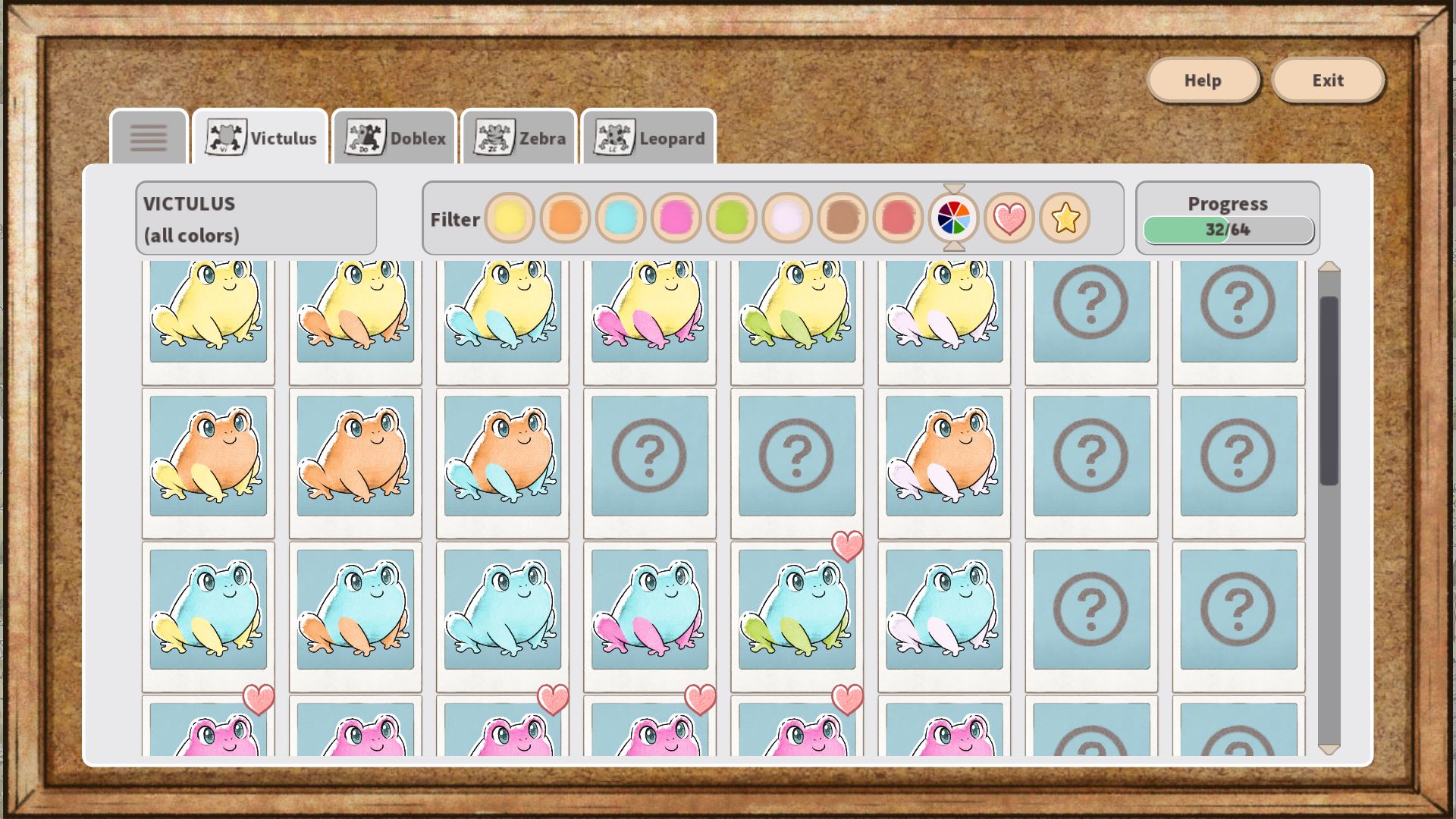Kamaeru is essentially a frog collector game
