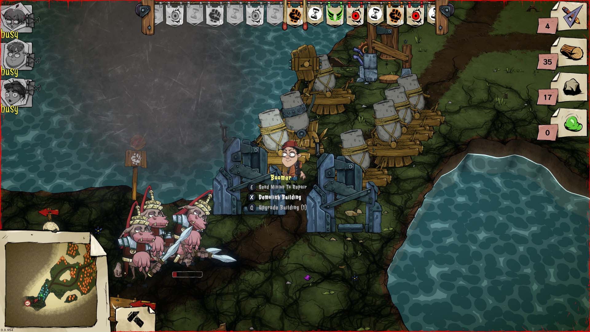 Lesson Learned Tower Formations