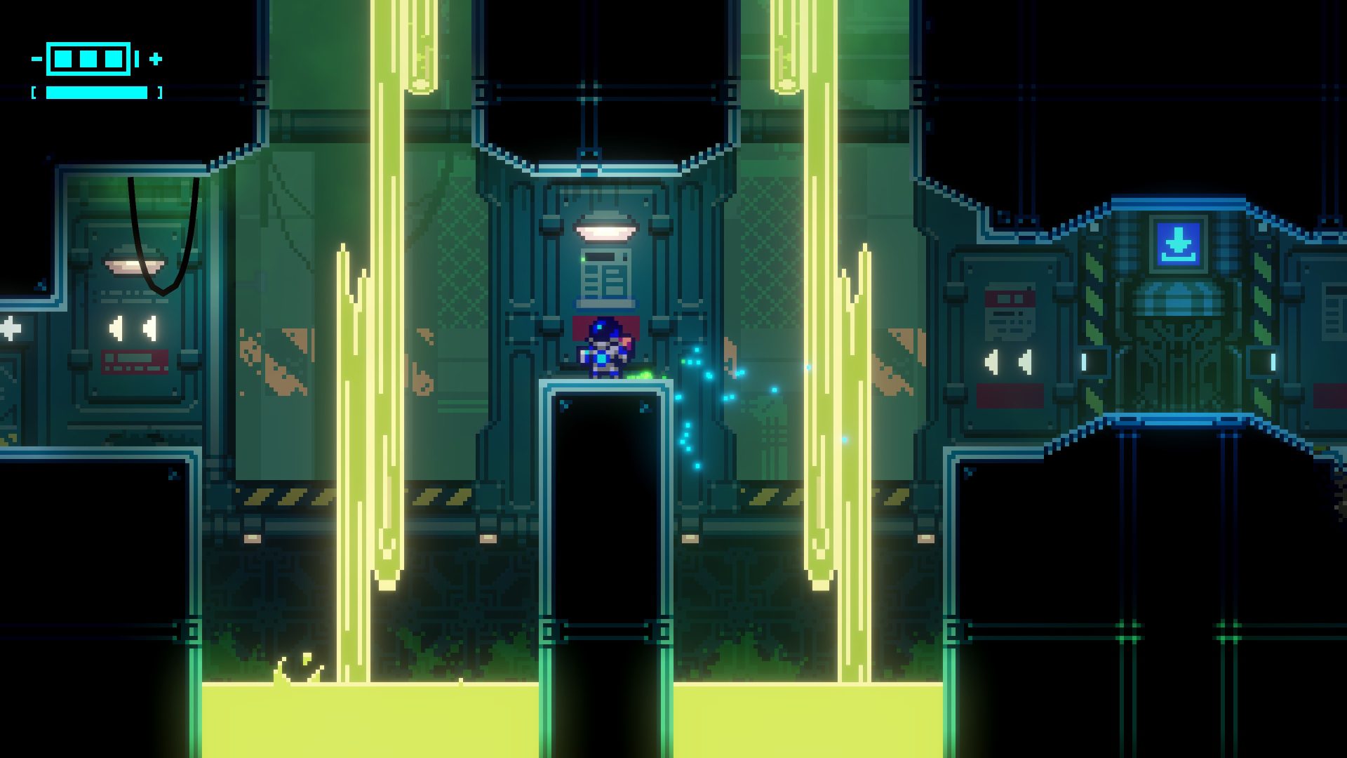 I can only hope the regular acid waterfalls were not there before the station's collapse I can only hope the regular acid waterfalls were not there before the station's collapse