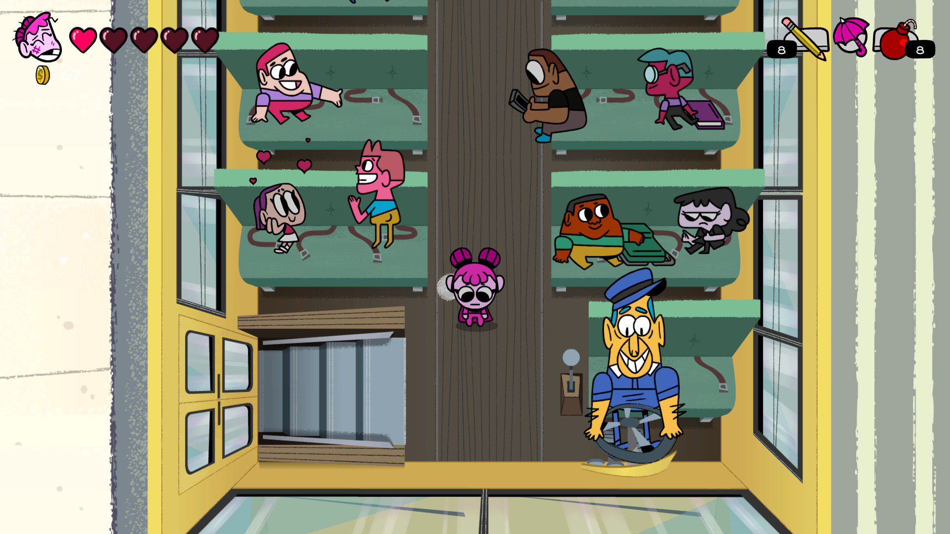 A bus full of kids