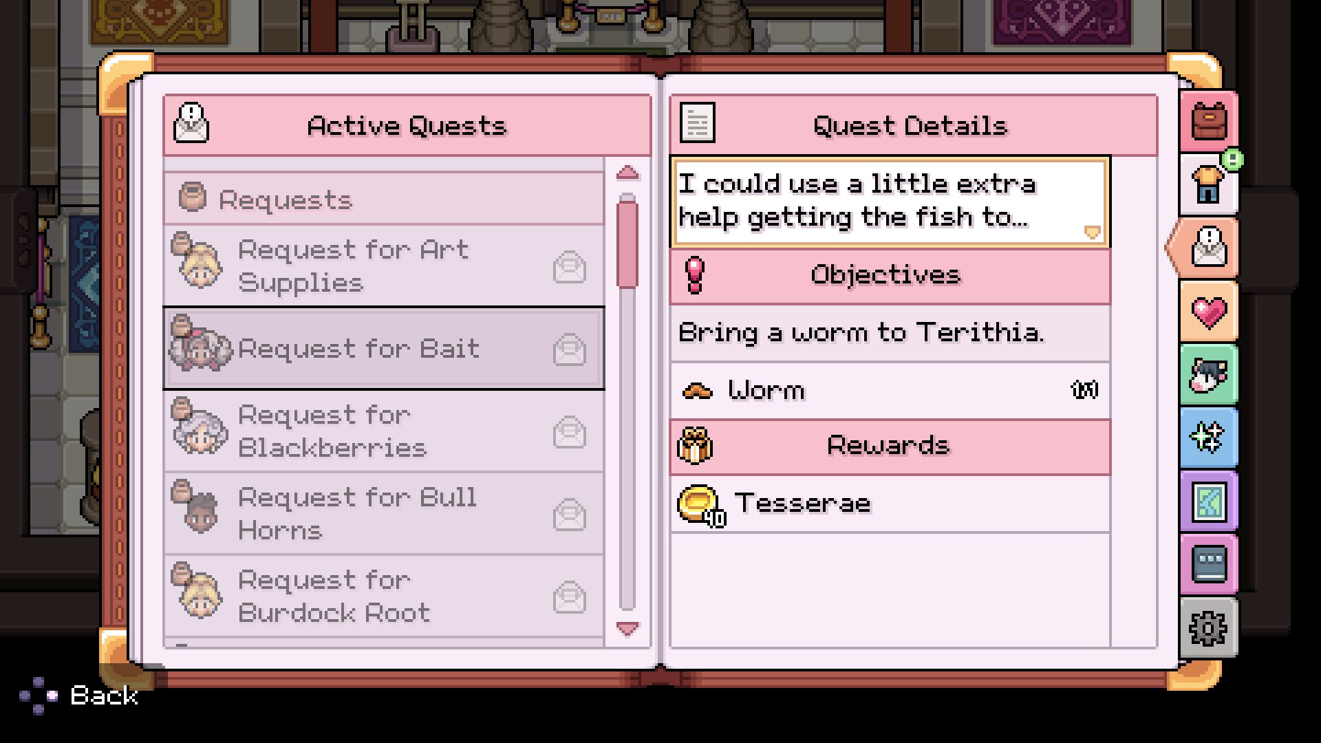 1 2 Request For Bait Quest