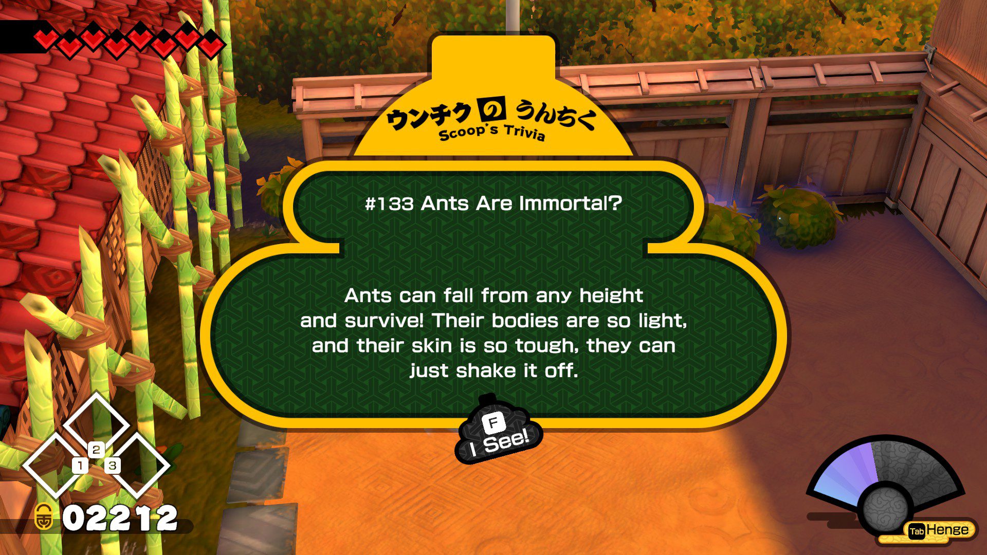 A piece of trivia that says ants can fall from any height unharmed