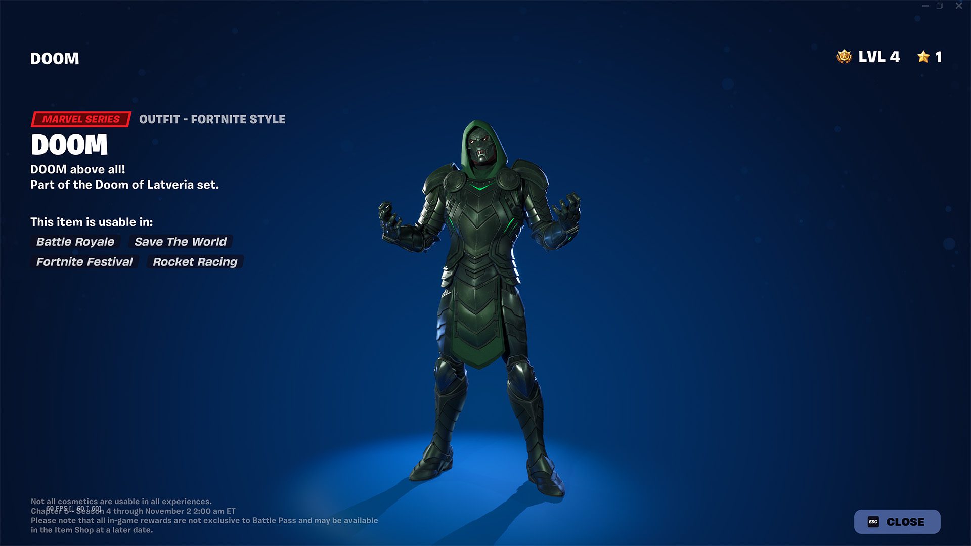 Fortnite Doctor Doom