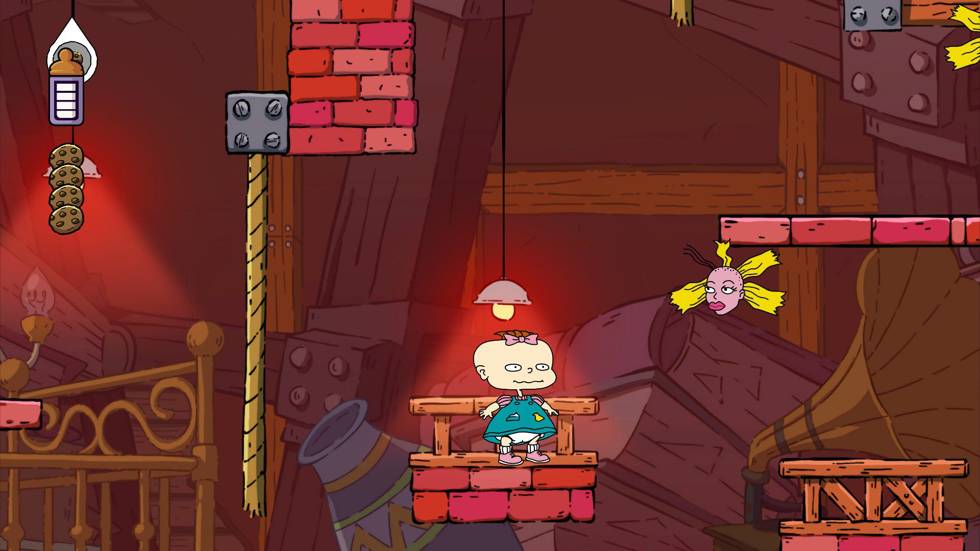RAIGCynthia The attic featuring floating doll heads of Cynthia, Angelica's favorite doll from the show