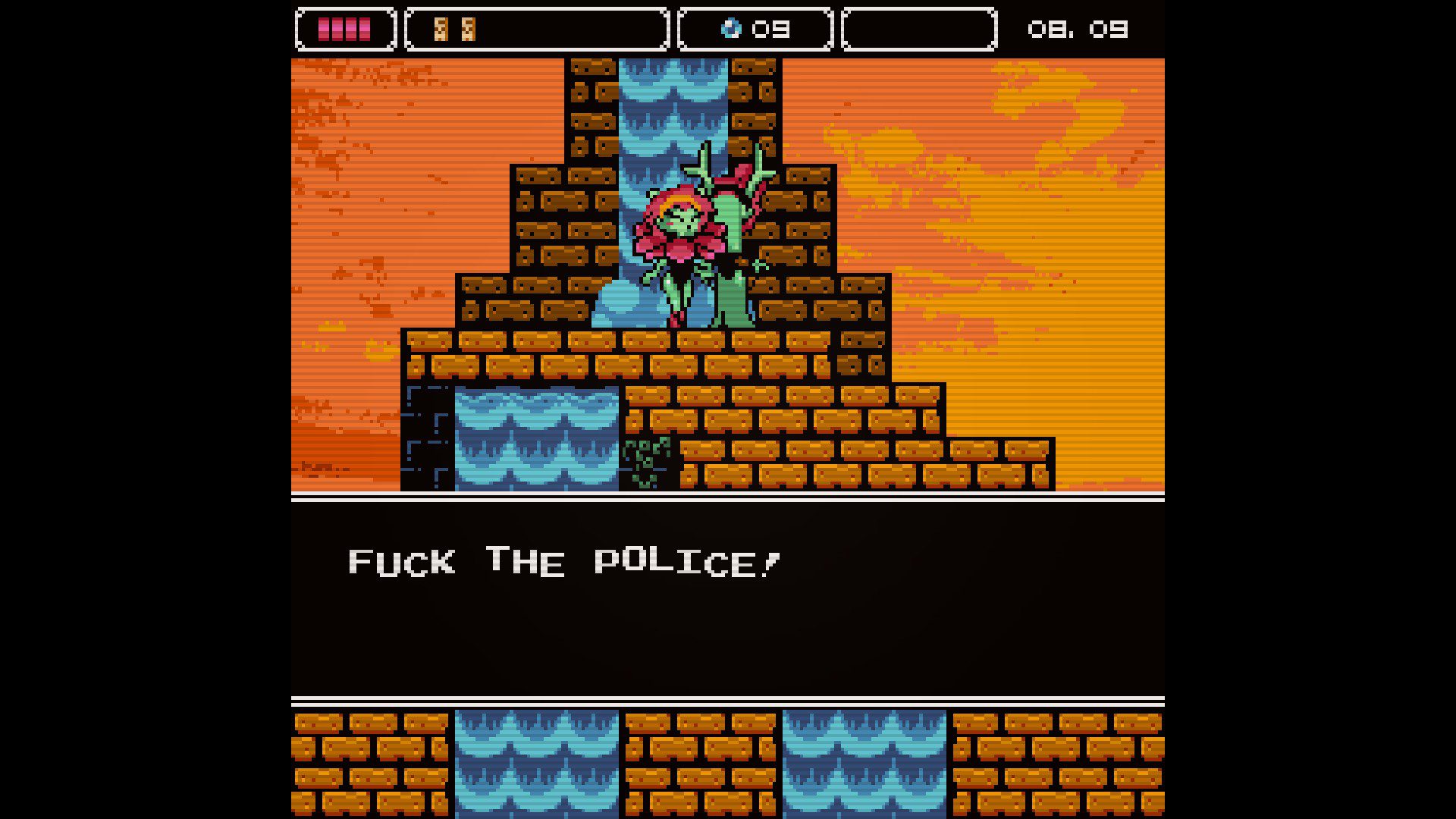 AatNPolice A plant nun saying "fuck the police"