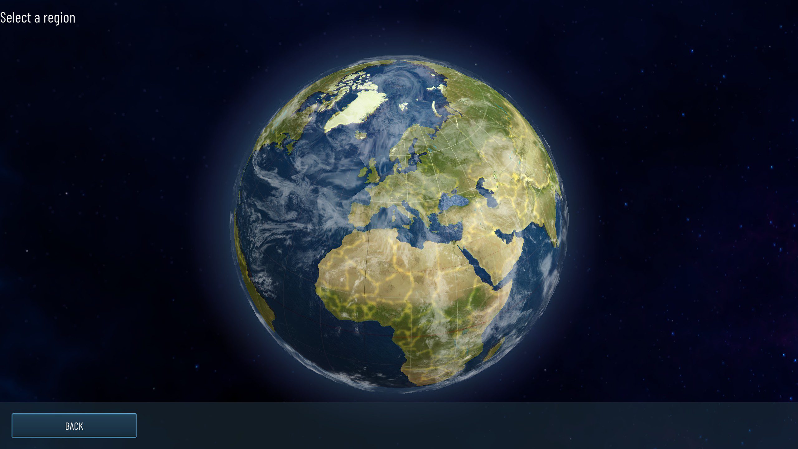 Global Farmer choosing a location on planet earth