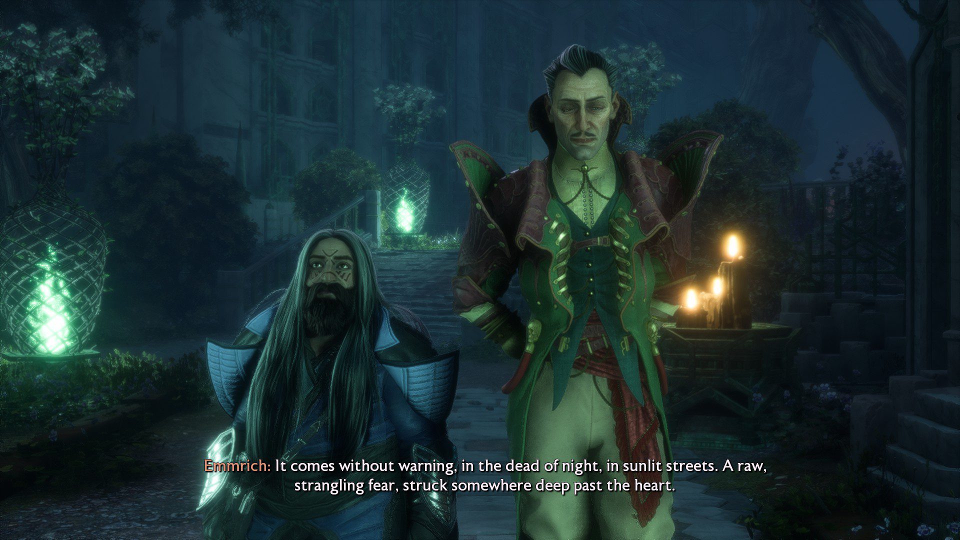 Emmrich discussing his fear