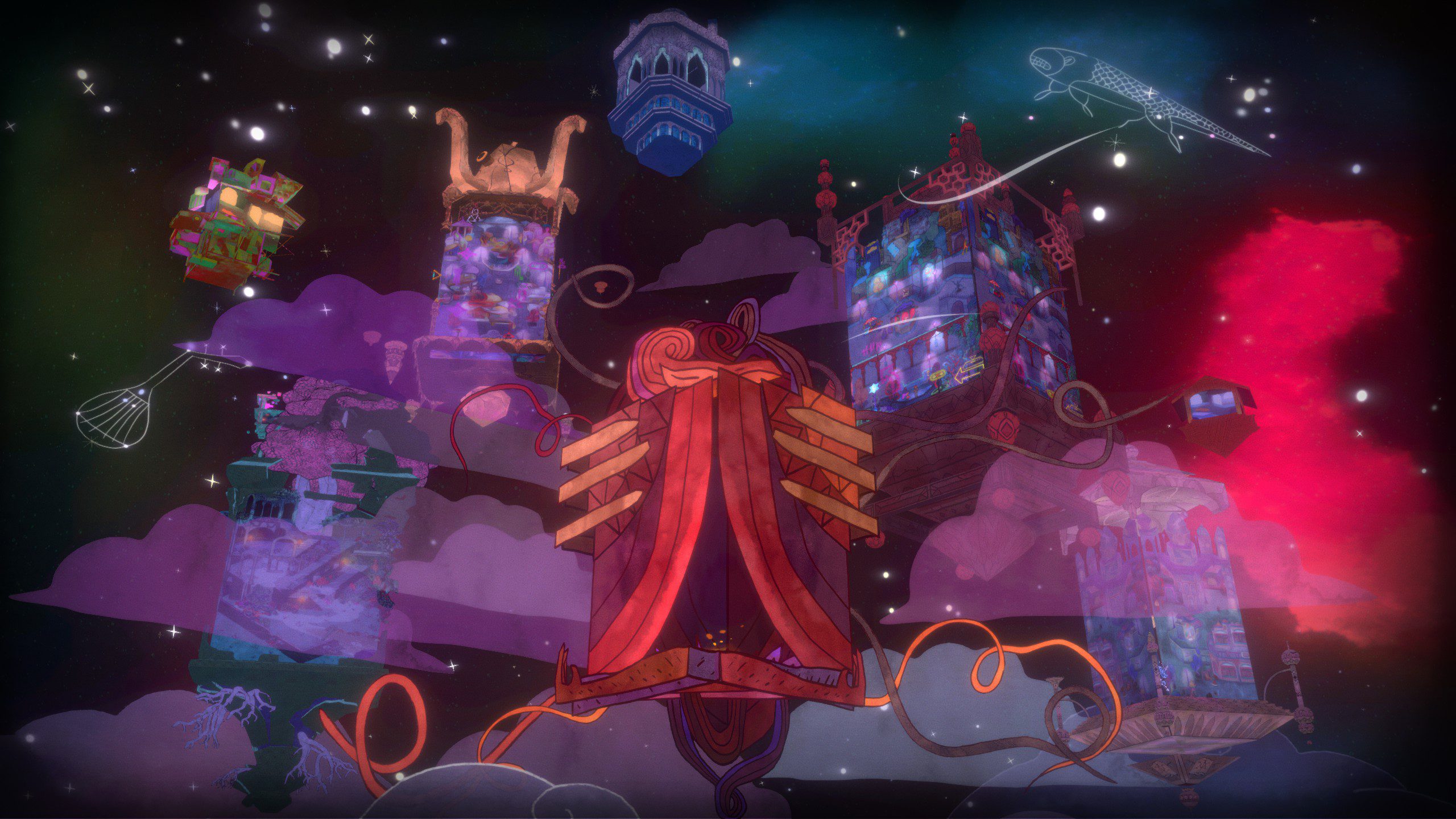 30 Birds the 3D view of the Lantern City