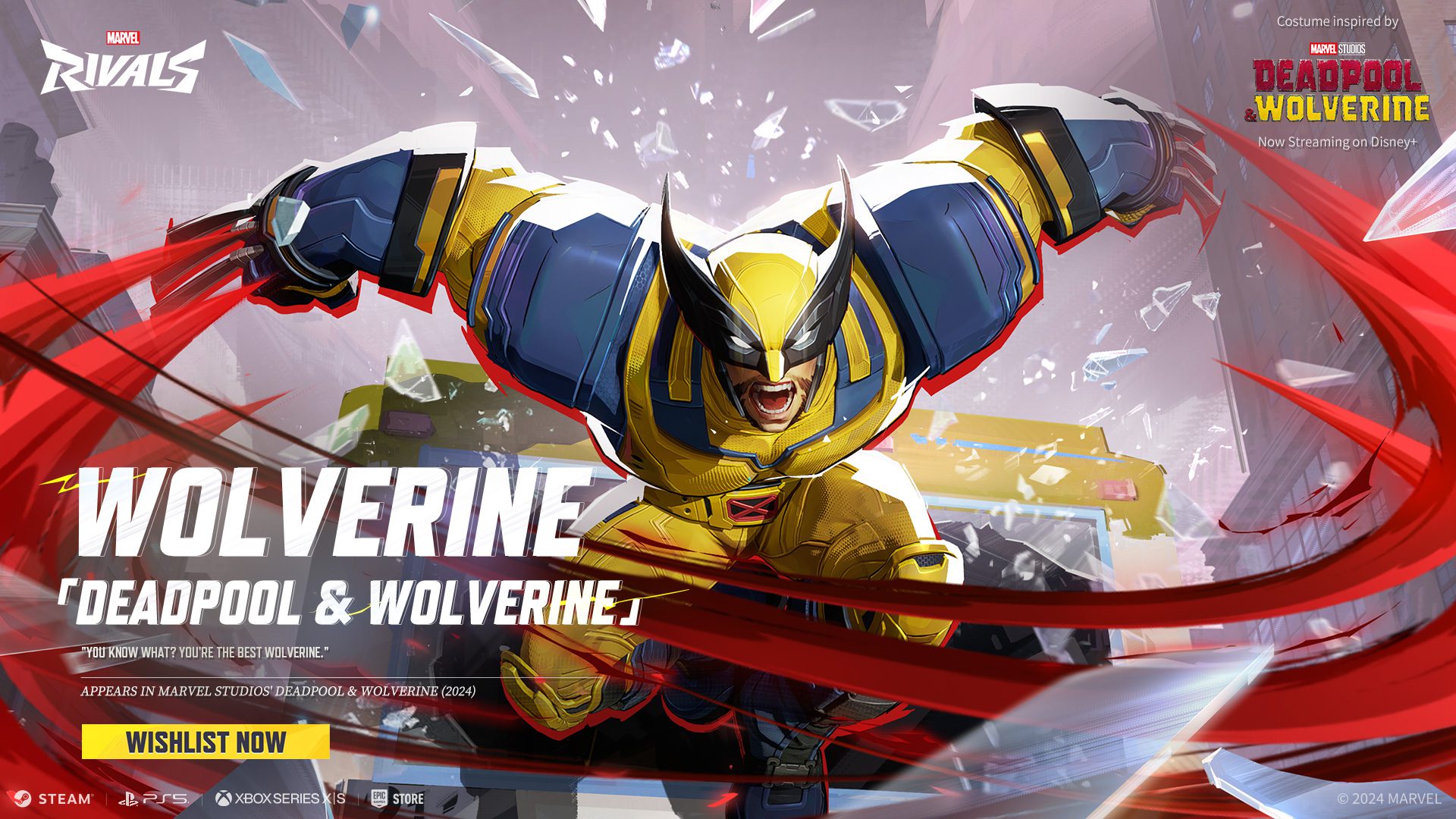 Marvel Rivals deadpool and wolverine costume