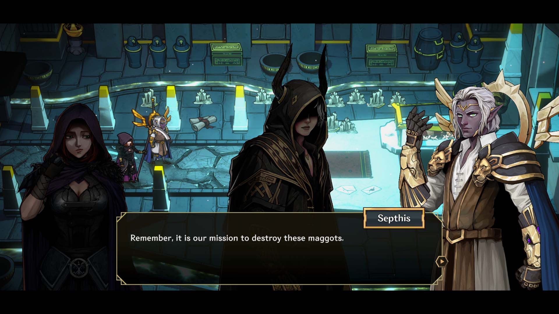 Vambrance Dungeon Monarch EA Review Story Scene Vambrance Dungeon Monarch EA Review Story Scene