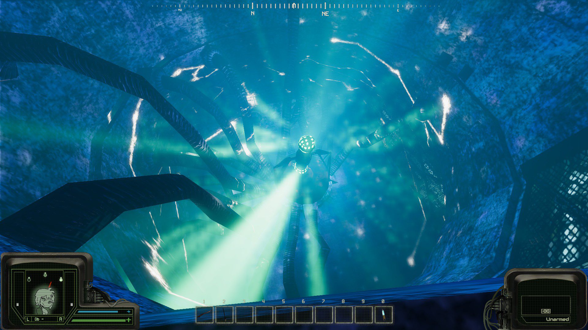 PeriPlanet Dancing lights in the middle of a chasm