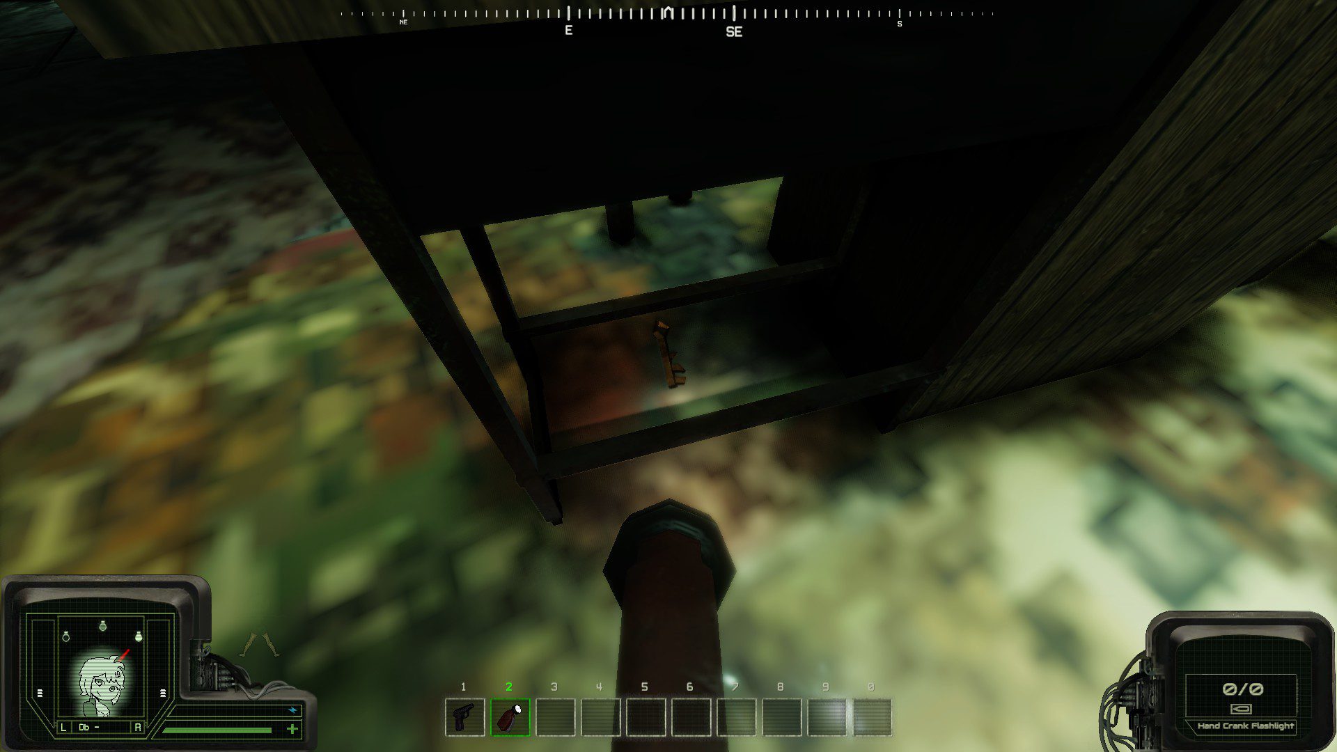 PeriKey A key stuck under a desk