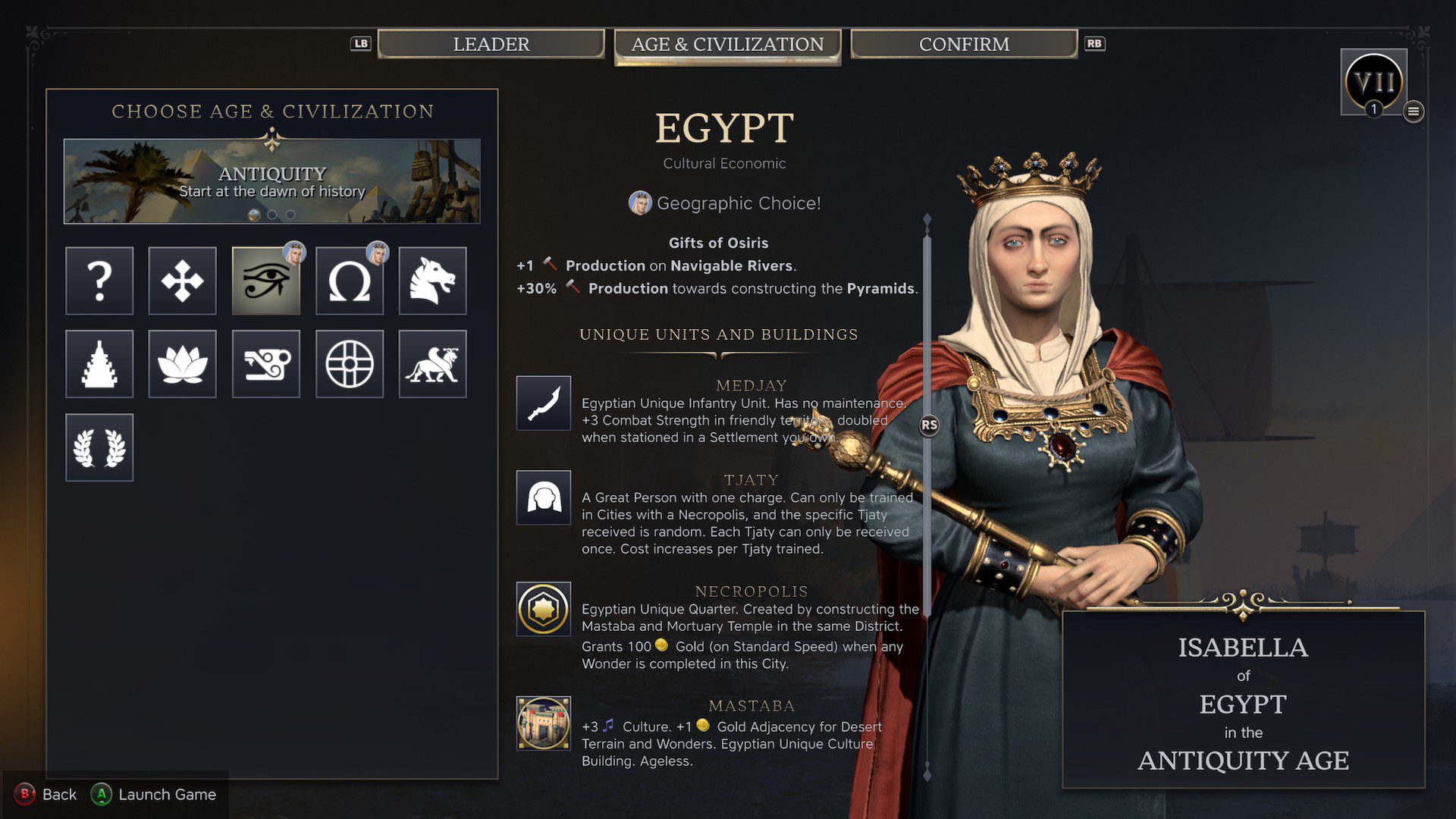 Civ Leader Civ Leader