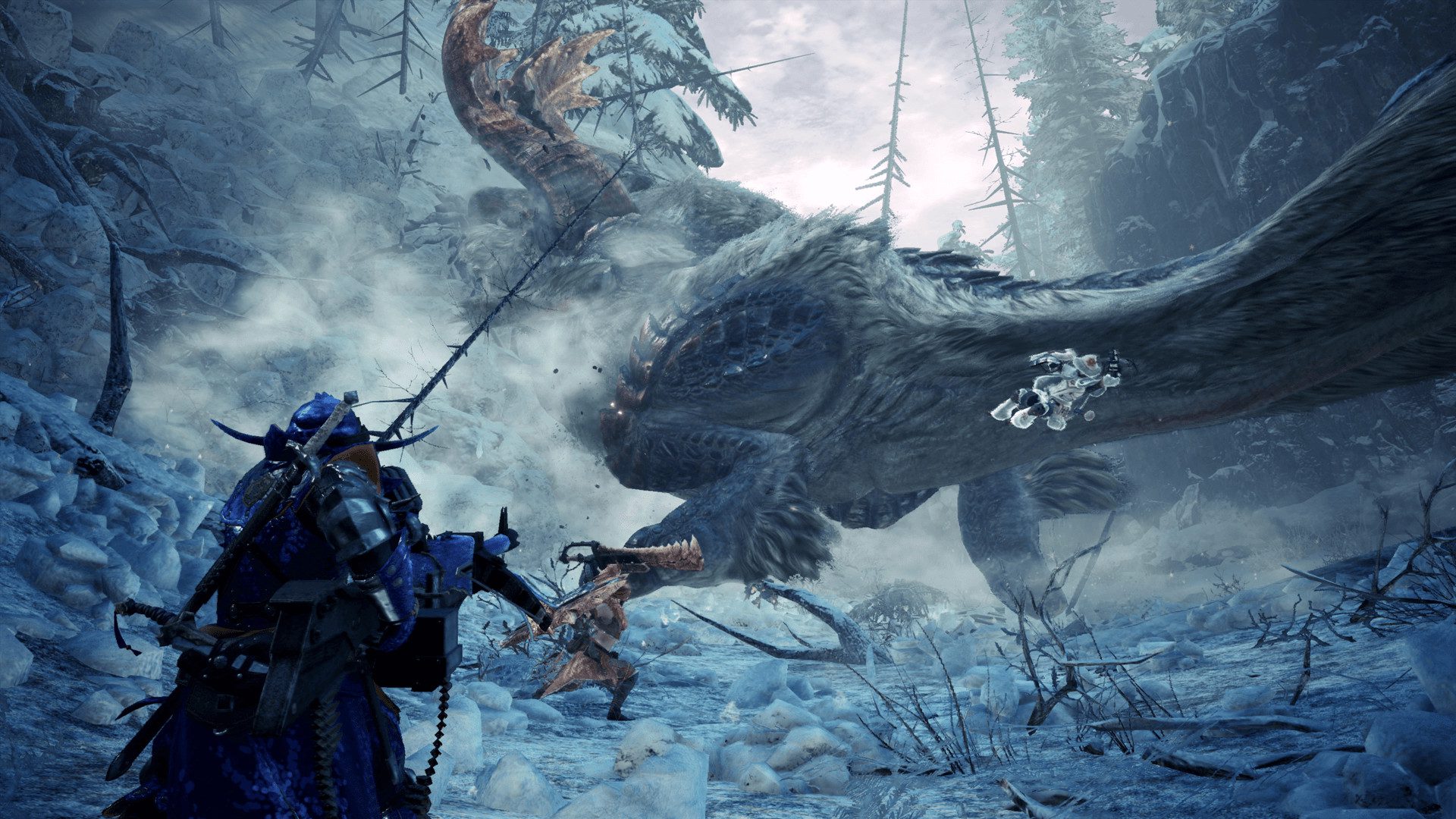 Monster Hunter Worlds iceborne screenshot battle Monster Hunter Worlds iceborne screenshot battle