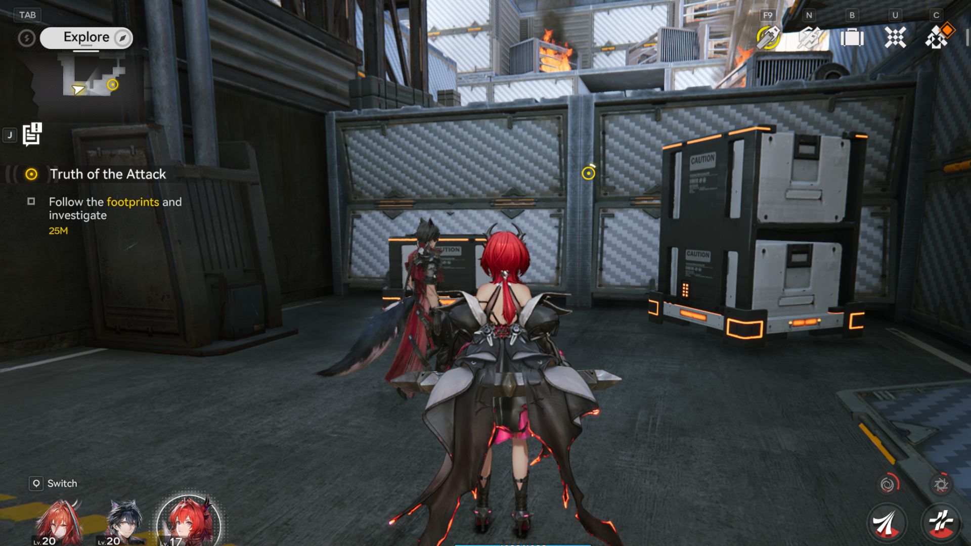The boxes are aligned to climb up in Arknights Endfield. The boxes are aligned to climb up in Arknights Endfield.