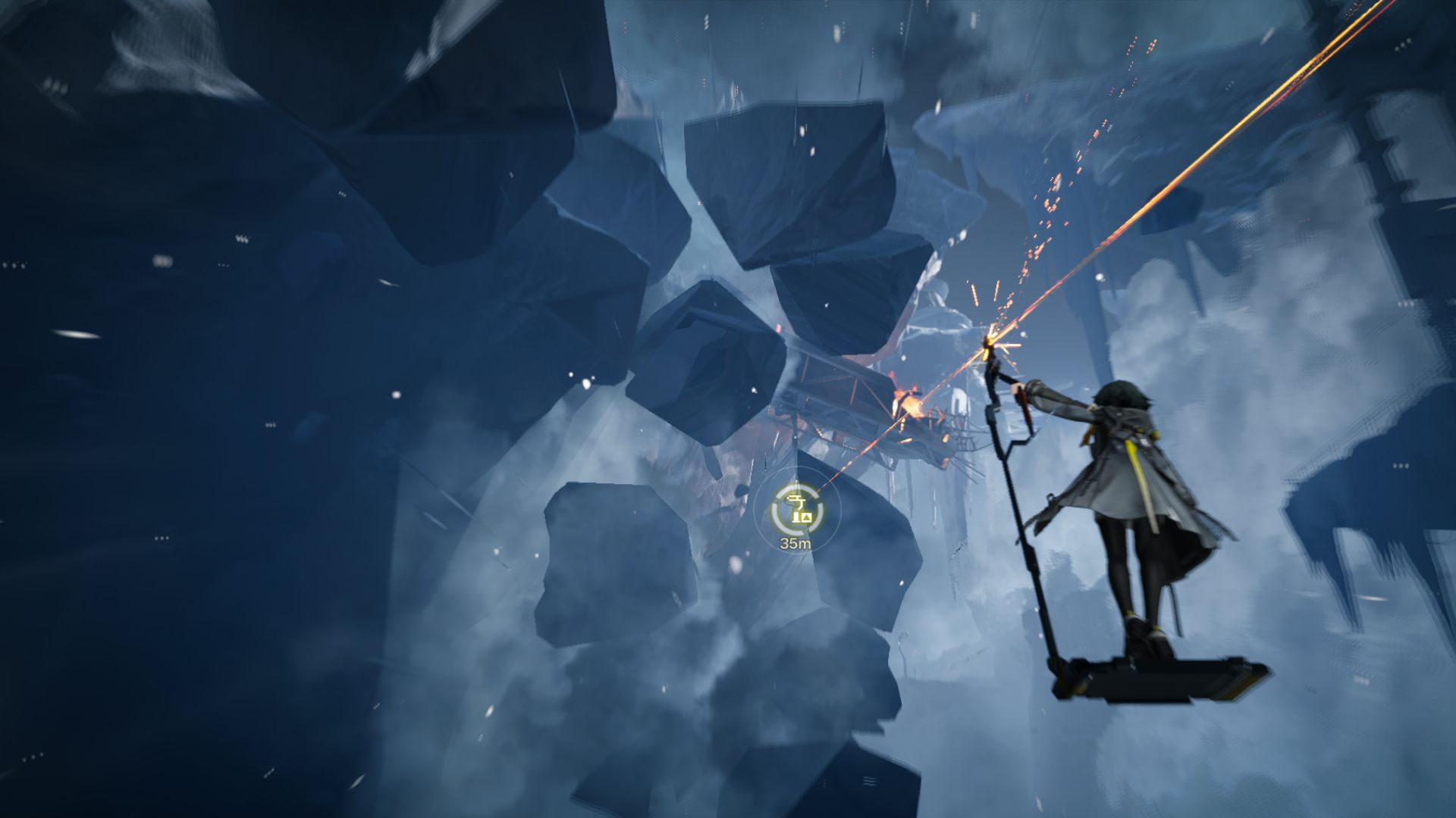 The protagonist in the intro of Arknights Endfield. The protagonist in the intro of Arknights Endfield.
