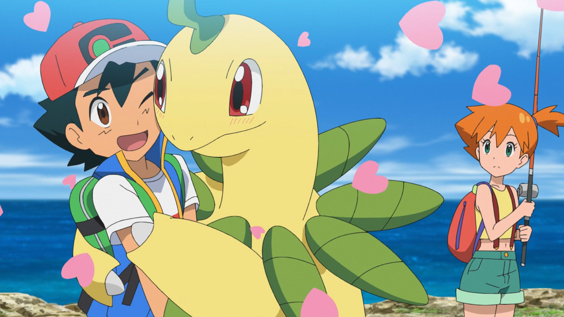 Ashs Bayleef and Misty screenshot