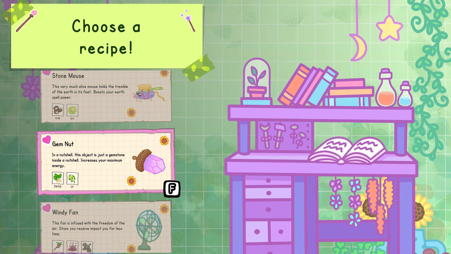 Crafting Items is just one of the many ways to use the resource you collect in each forest run.