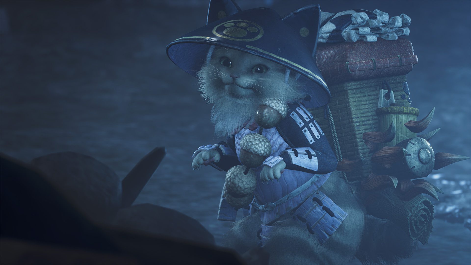 Monster Hunter Wilds felyne smiling Monster Hunter Wilds felyne smiling