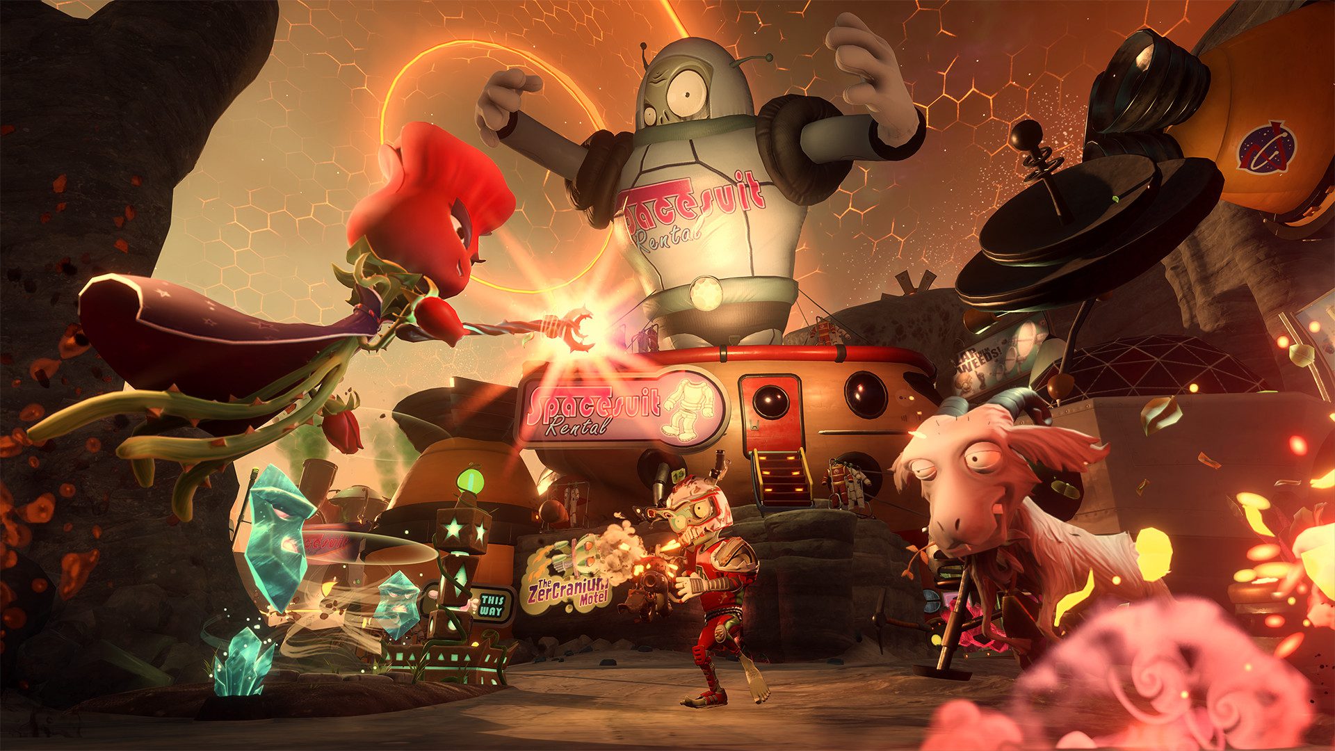 Plants vs Zombies Garden Warfare 2 Rose screenshot Plants vs Zombies Garden Warfare 2 Rose screenshot