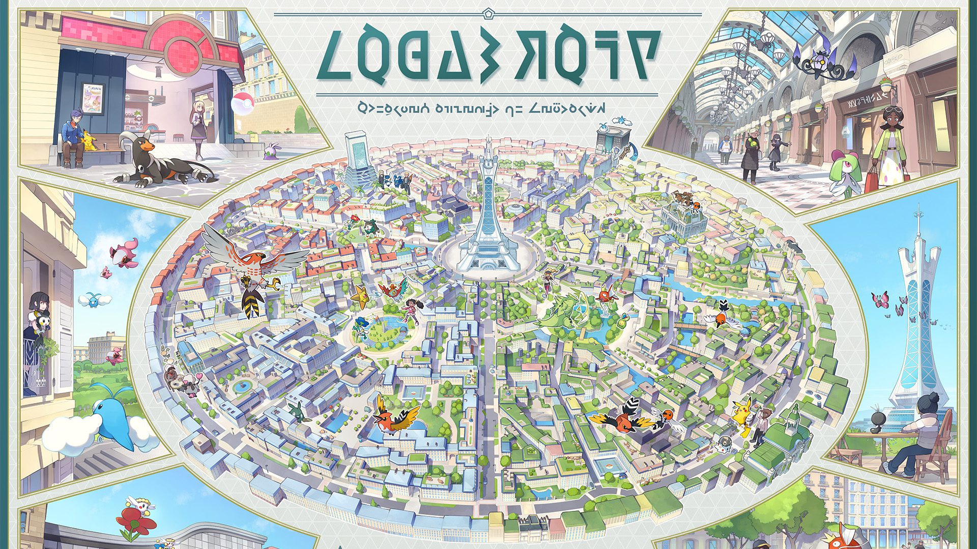 Pokemon Legends Z A Map Kalos Lumiose