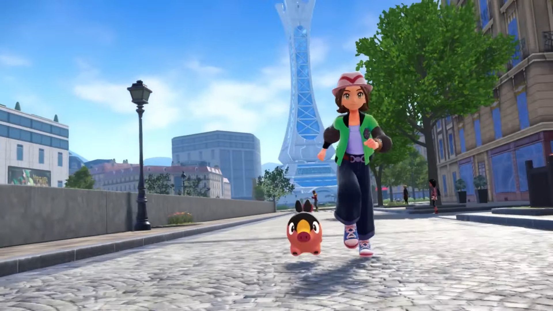 Pokemon Legends Z A streets lumiose tepig