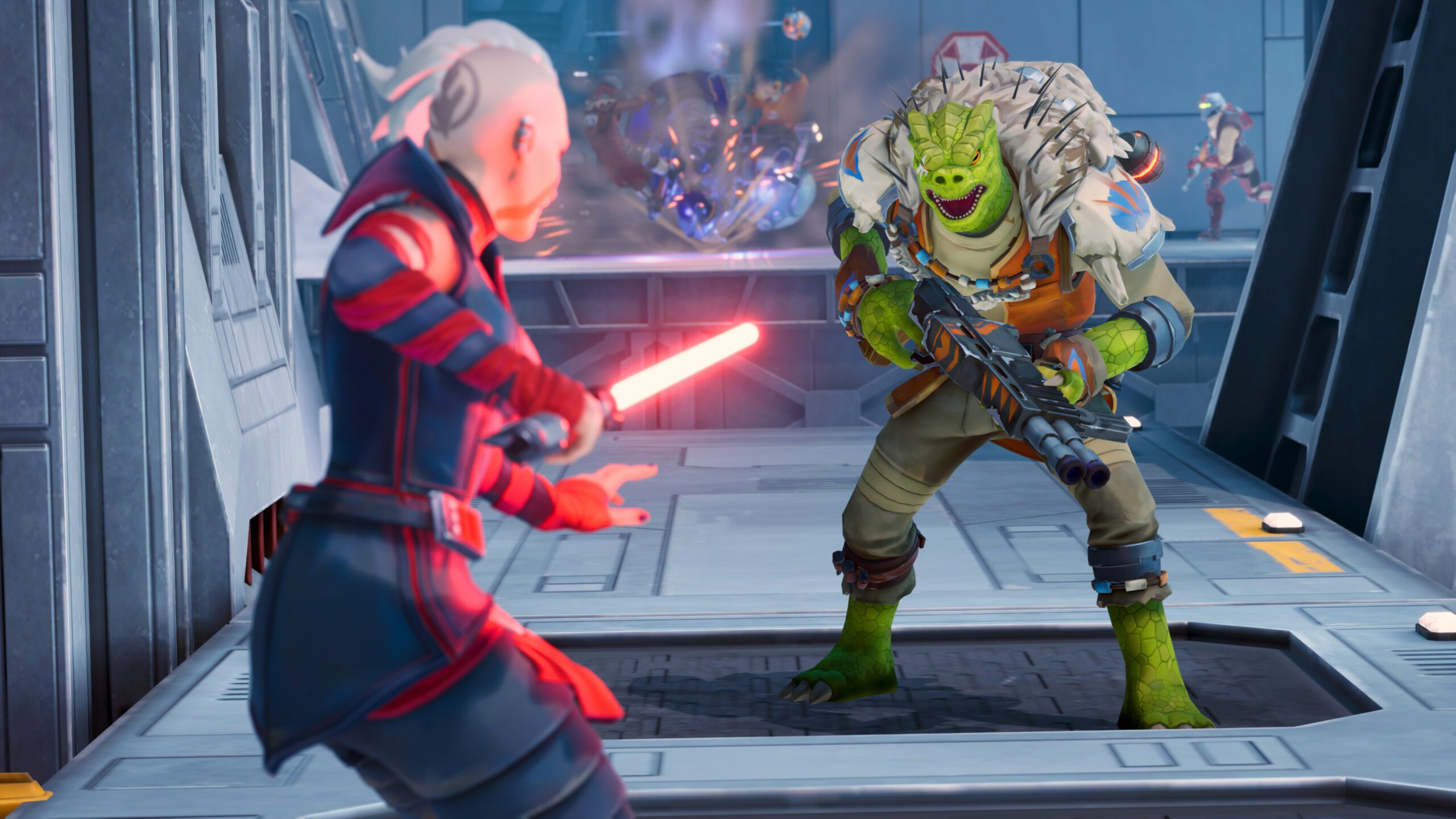 Star Wars Hunters combat screenshot