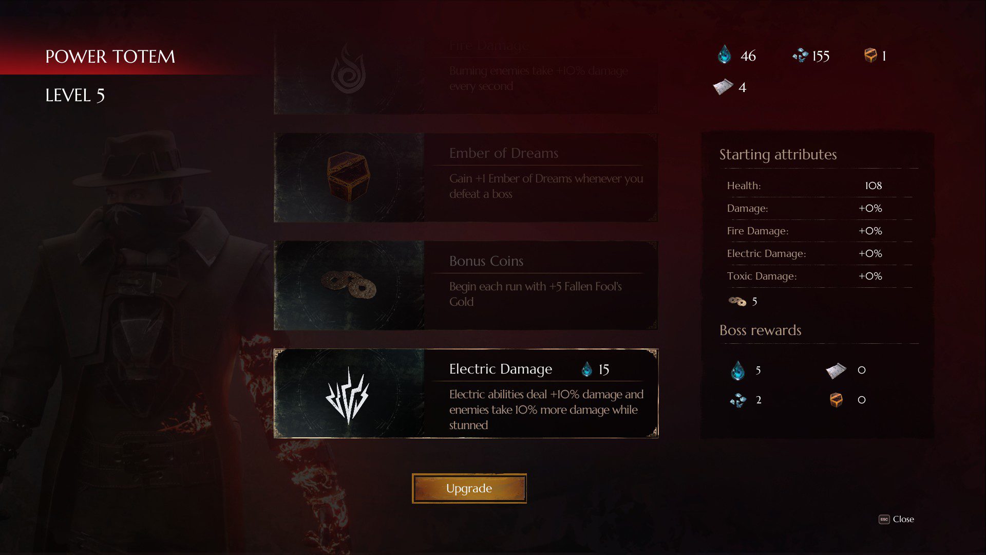 SoSlTotem A power totem detailing percentage powerups and other stat upgrades available