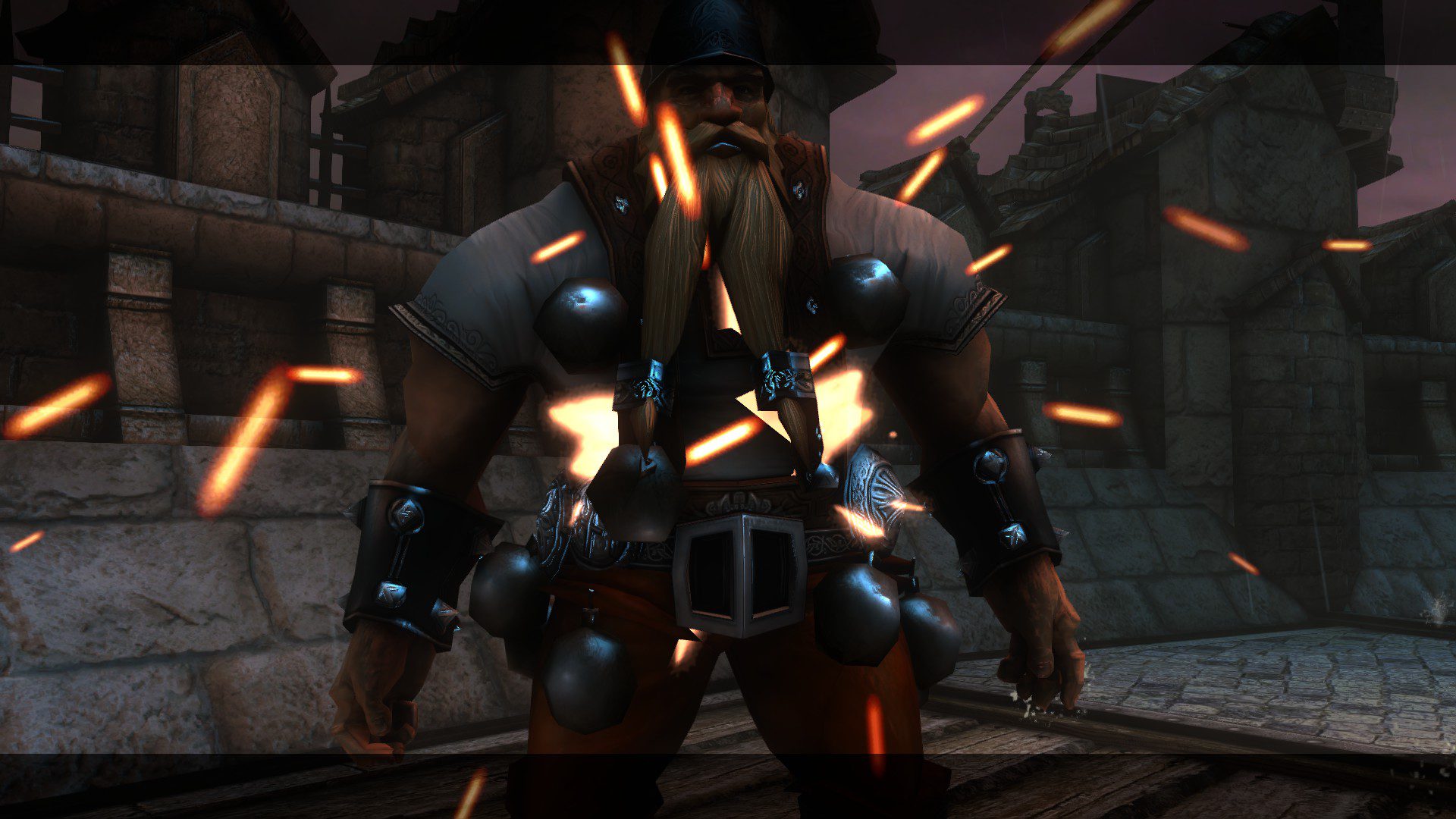 An explosive enemy with beard and grenades strapped to his belt