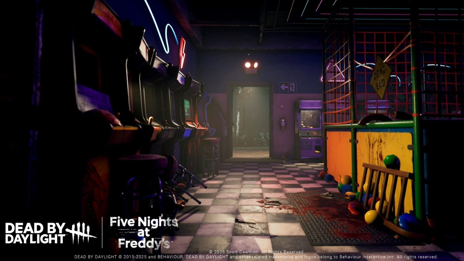 Dead by Daylight Five Nights at Freddys DLC Chapter Map Pizzeria