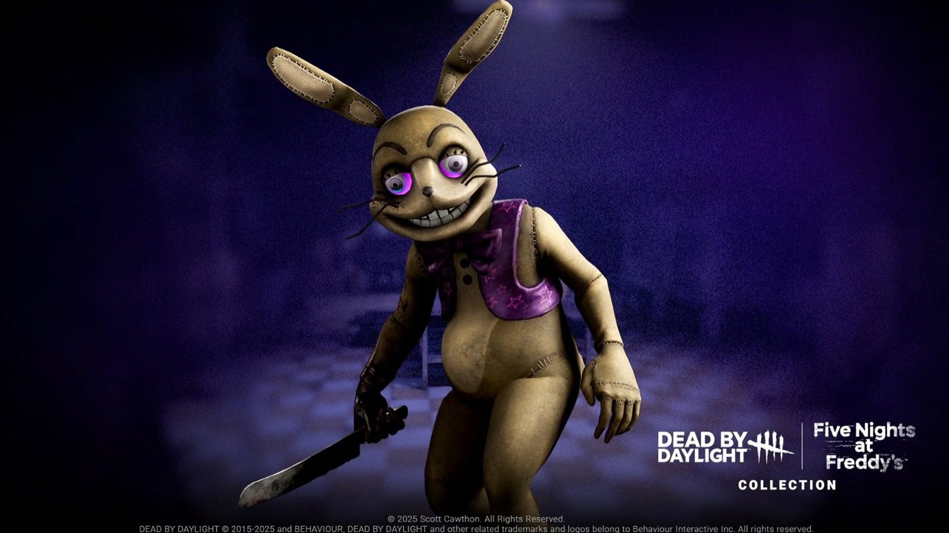 Dead by Daylight Five Nights at Freddys DLC Glitchtrap skin Dead by Daylight Five Nights at Freddys DLC Glitchtrap skin