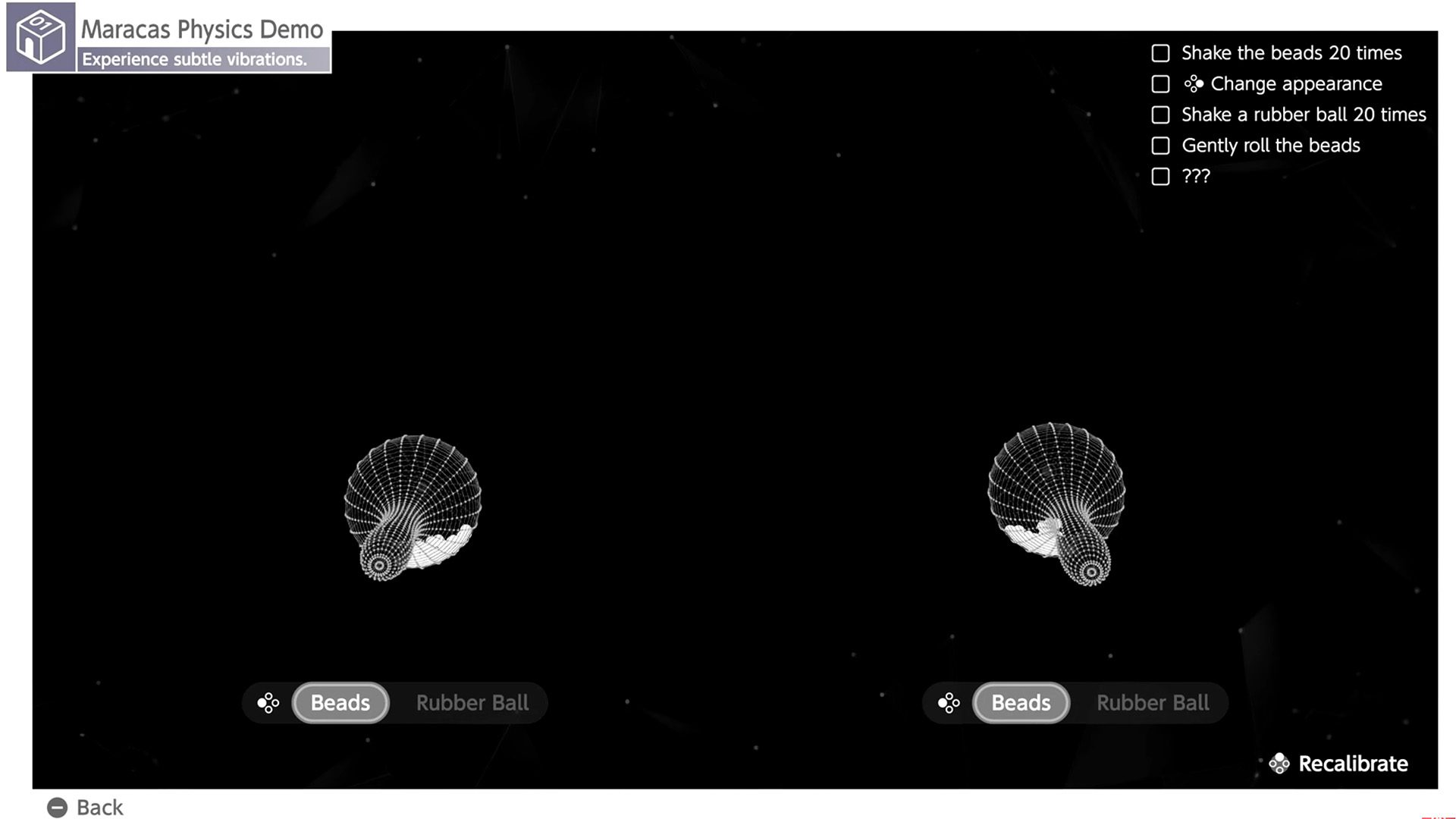 Nintendo Switch 2 Welcome Tour screenshot maracas game