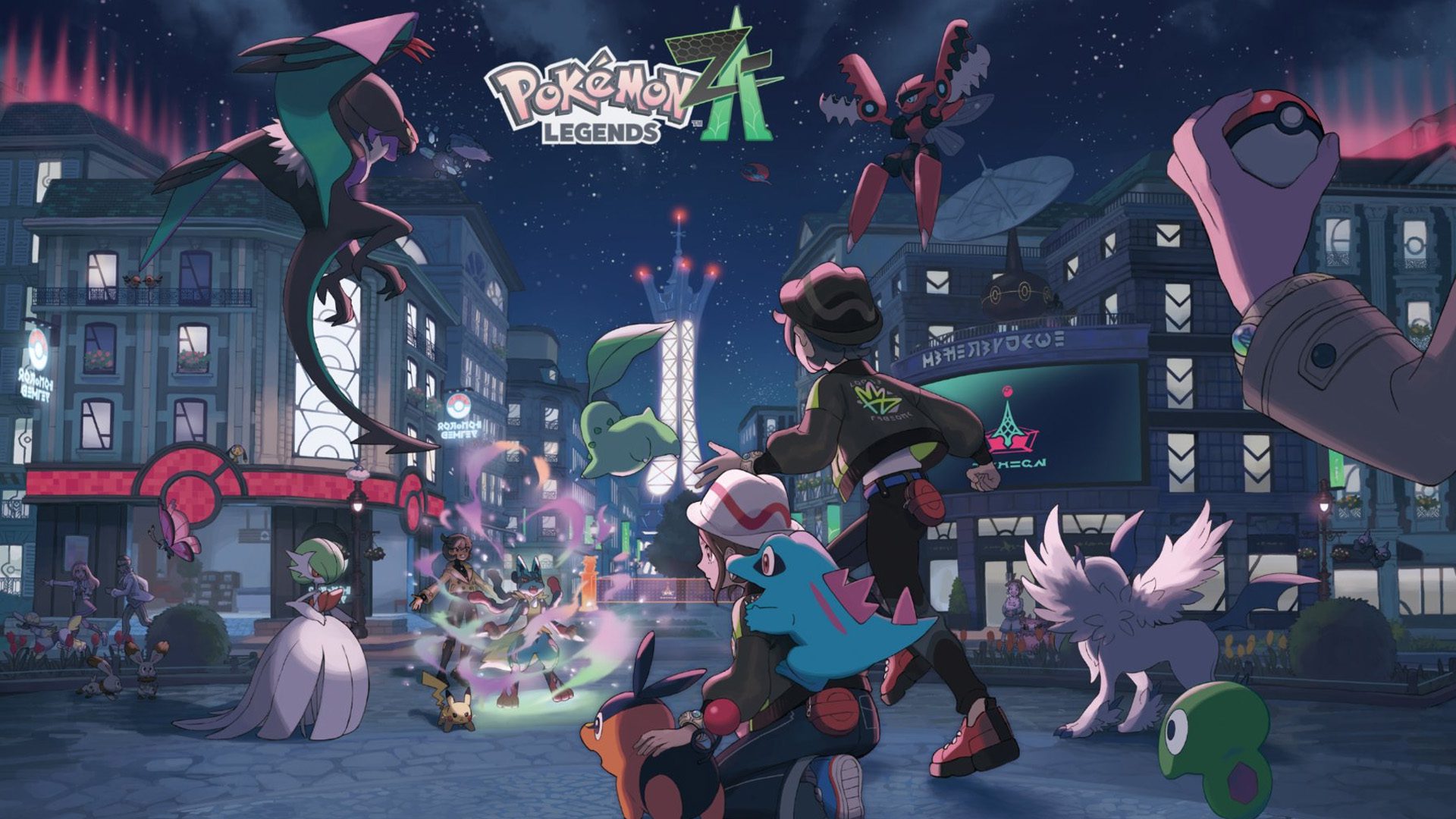 Pokemon Legends Z A key art cover