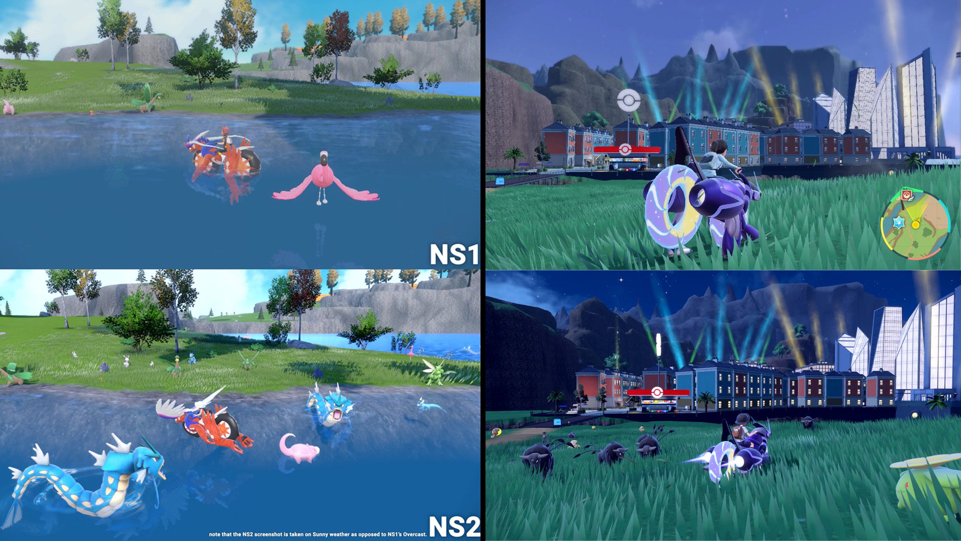 Pokemon Scarlet and Violet Switch vs Switch 2 comparisons Pokemon Scarlet and Violet Switch vs Switch 2 comparisons
